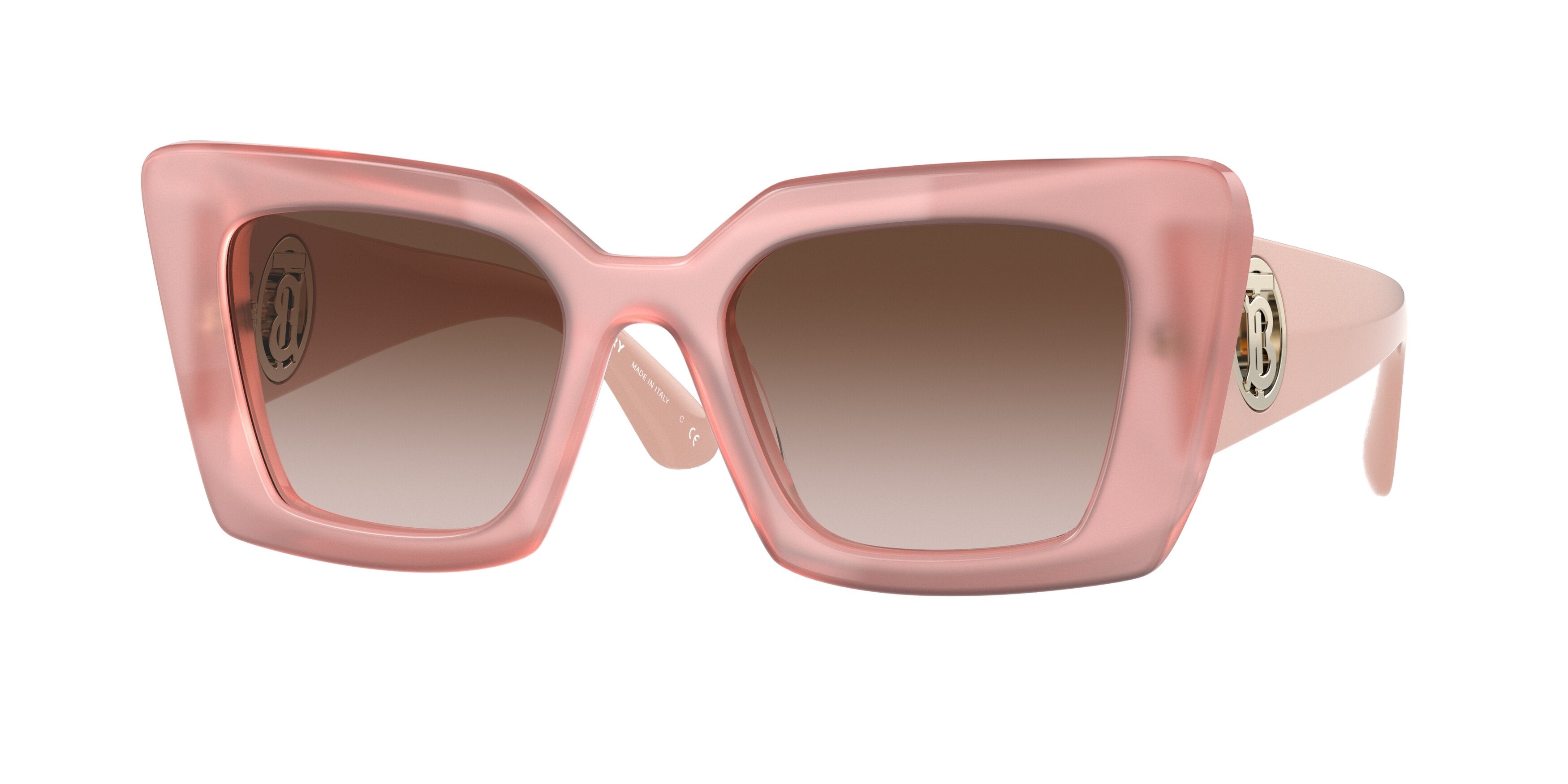 Burberry DAISY BE4344 Square Sunglasses 387413-Pink 51-140-20 - Color Map Pink