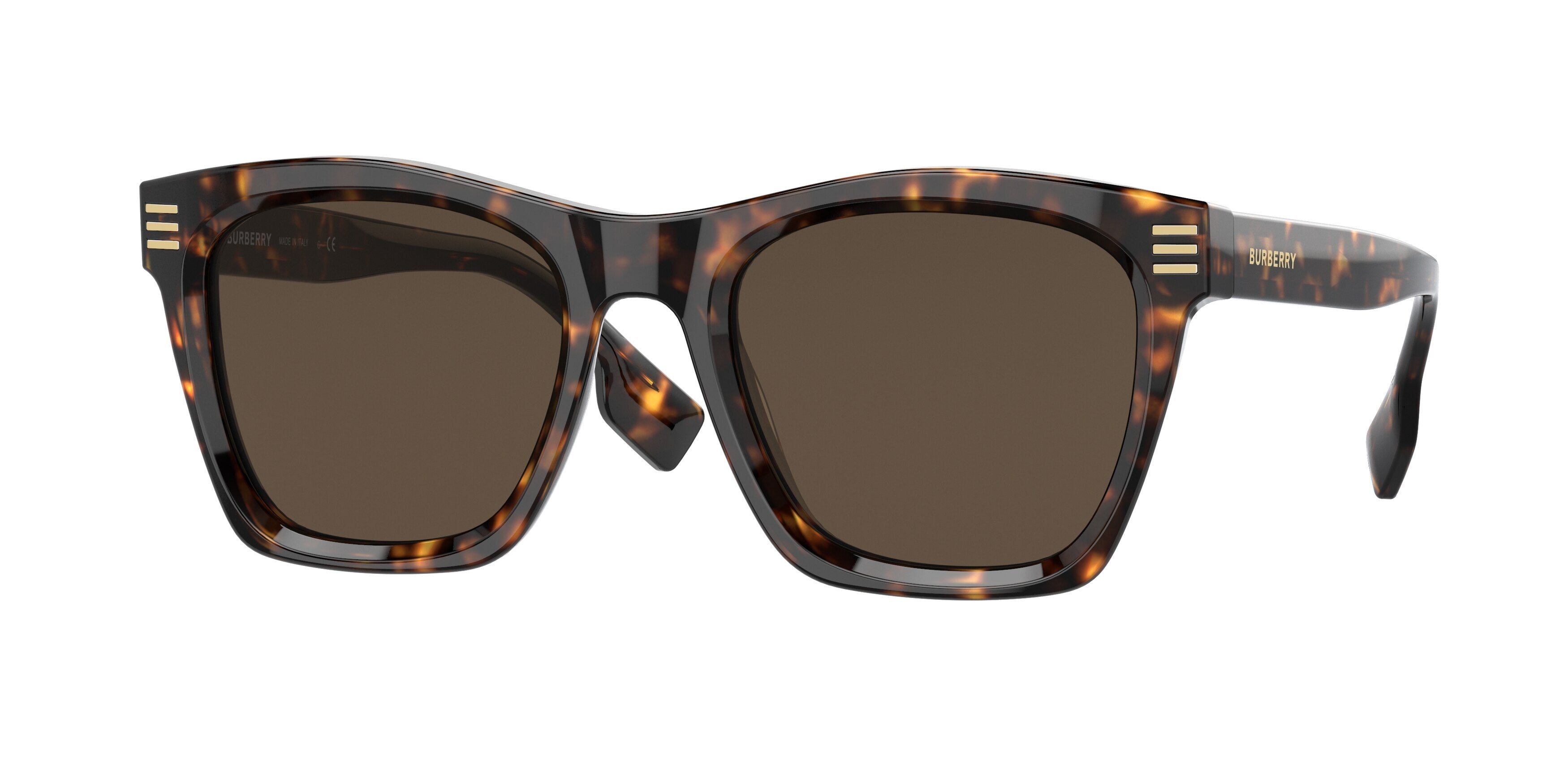 Burberry COOPER BE4348 Square Sunglasses 300273-Dark Havana 52-145-21 - Color Map Brown
