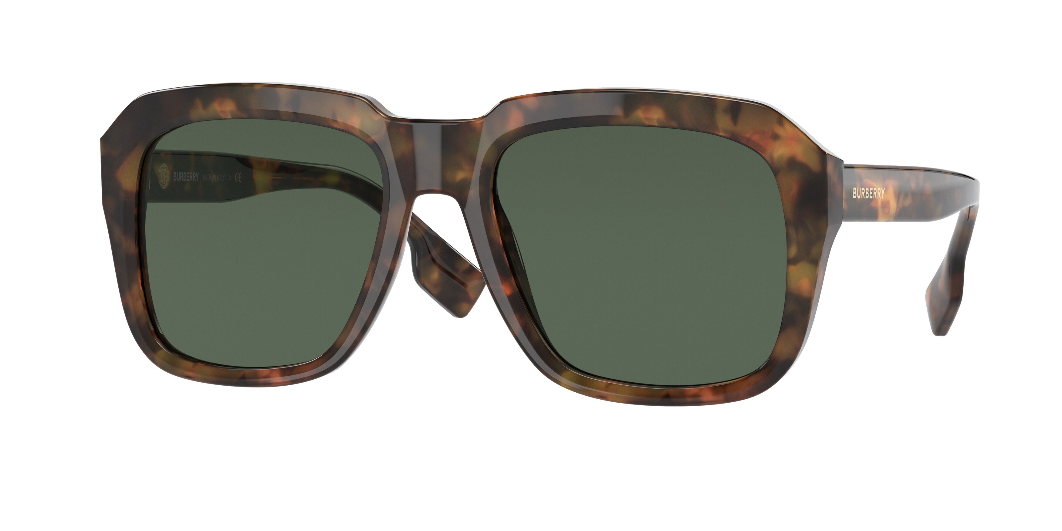 Burberry ASTLEY BE4350 Square Sunglasses 395371-Brown Tortoise 55-145-20 - Color Map Tortoise