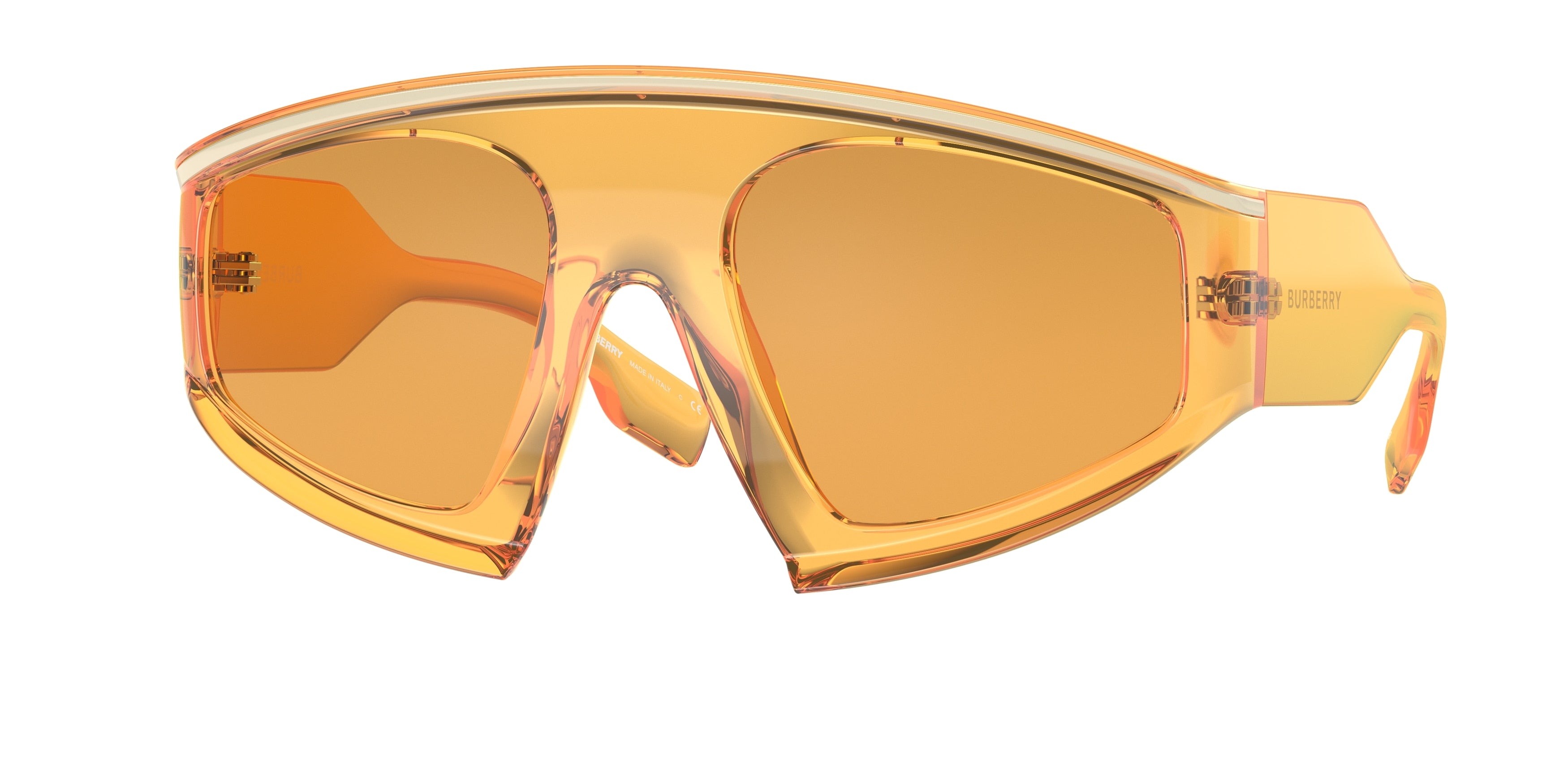 Burberry BROOKE BE4353 Irregular Sunglasses 3970/7-Orange 56-135-22 - Color Map Orange