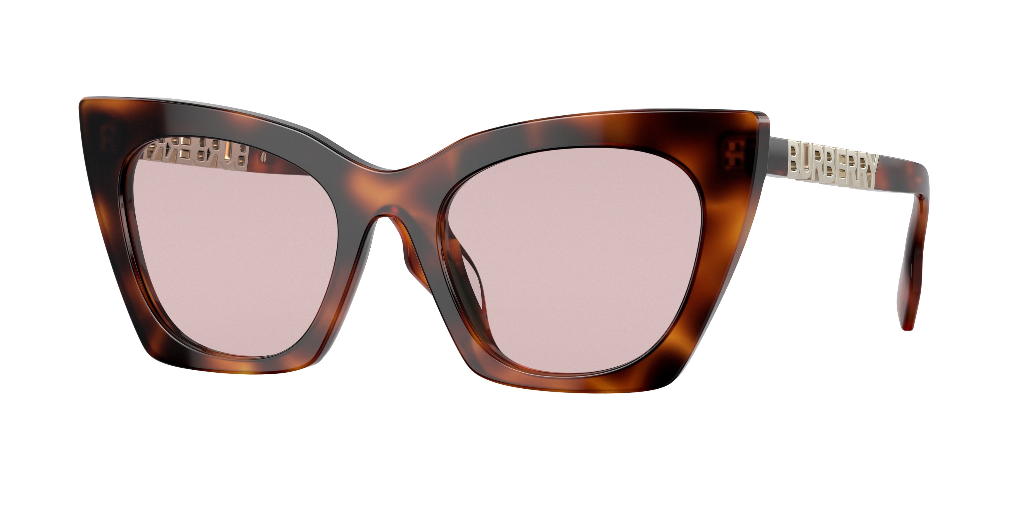 Burberry MARIANNE BE4372U Cat Eye Sunglasses 3316/5-Light Havana 52-140-20 - Color Map Tortoise