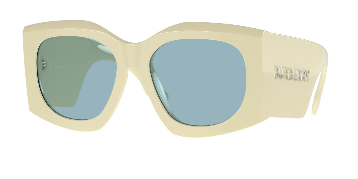 Burberry MADELINE BE4388U Irregular Sunglasses 406680-Yellow 55-140-18 - Color Map Yellow