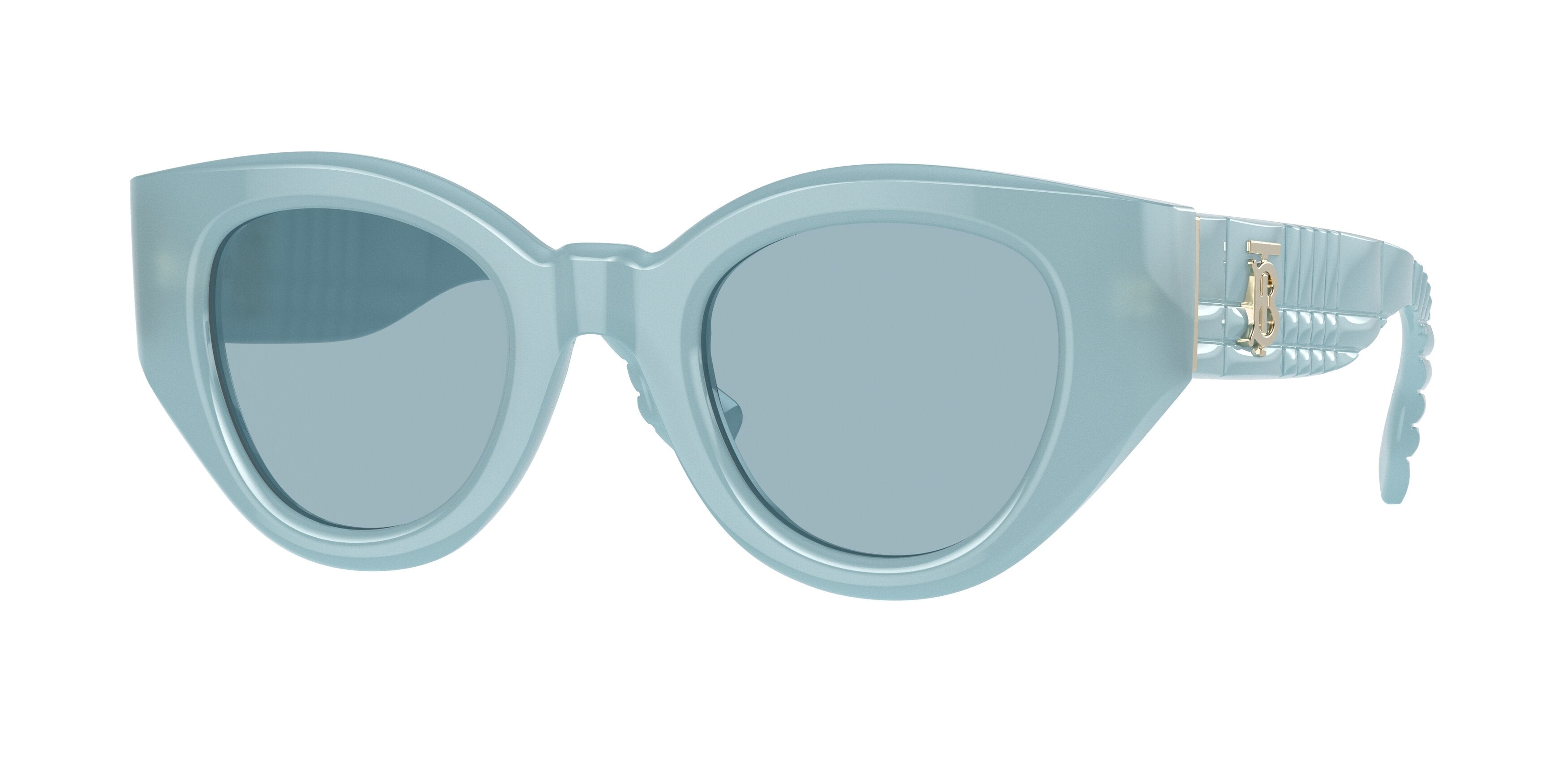 Burberry MEADOW BE4390 Phantos Sunglasses 408680-Azure 47-140-25 - Color Map Blue
