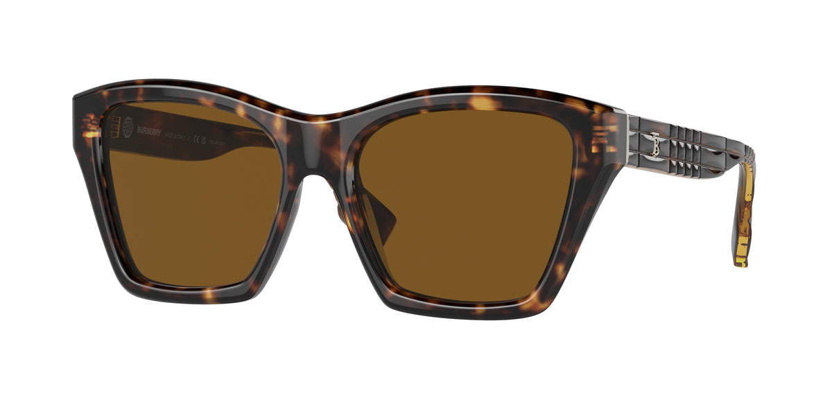 Burberry ARDEN BE4391 Square Sunglasses 300283-Dark Havana 54-140-17 - Color Map Brown
