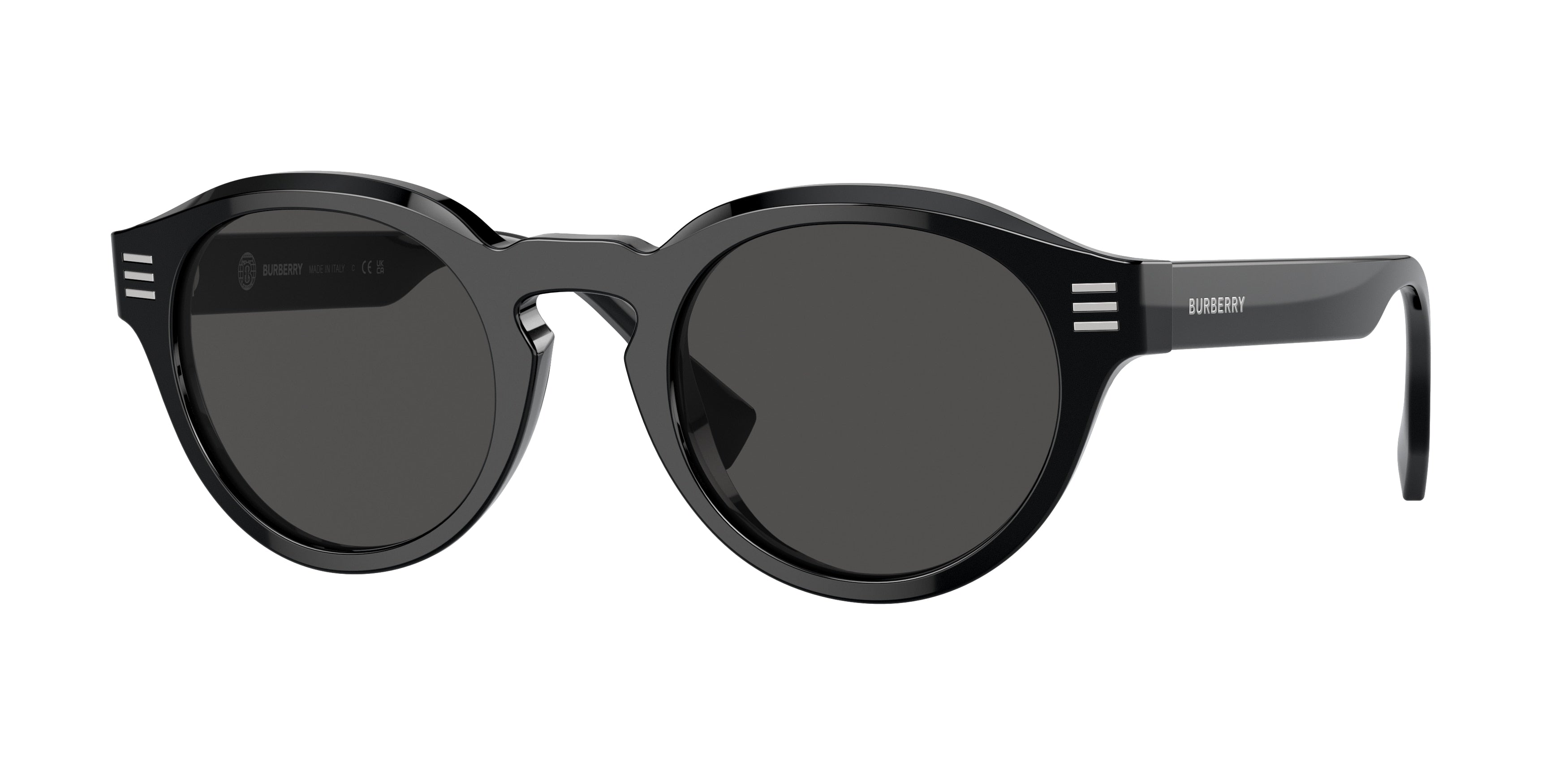 Burberry BE4404 Phantos Sunglasses 300187-Black 50-150-23 - Color Map Black