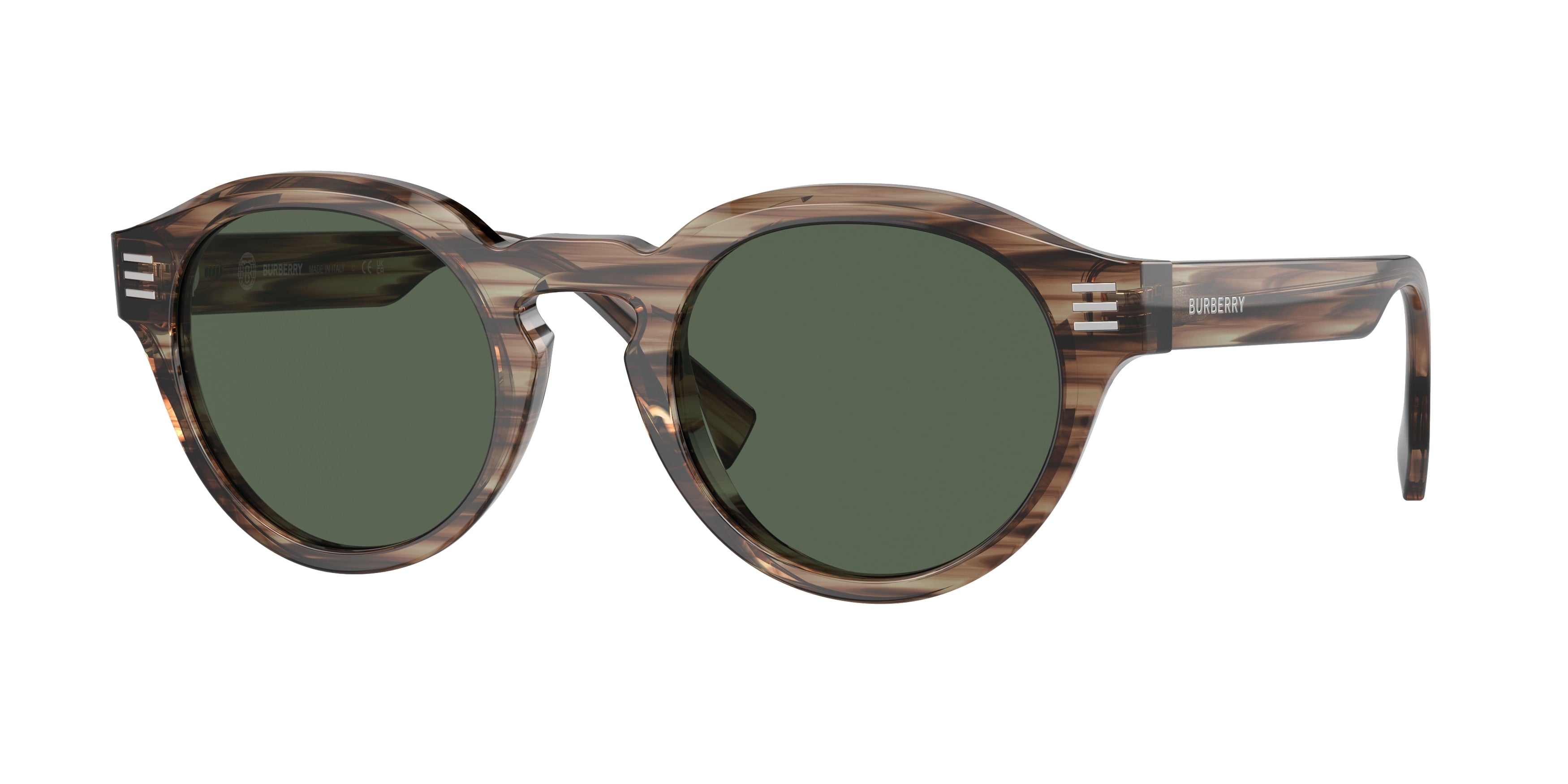 Burberry BE4404 Phantos Sunglasses 409871-Green 50-150-23 - Color Map Green
