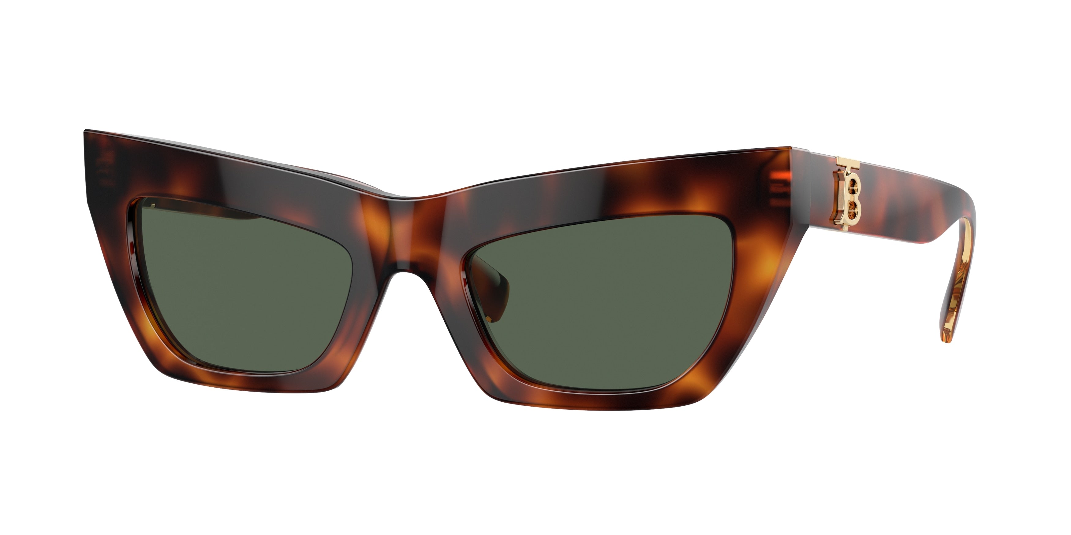 Burberry BE4405F Cat Eye Sunglasses 331671-Light Havana 51-140-21 - Color Map Tortoise