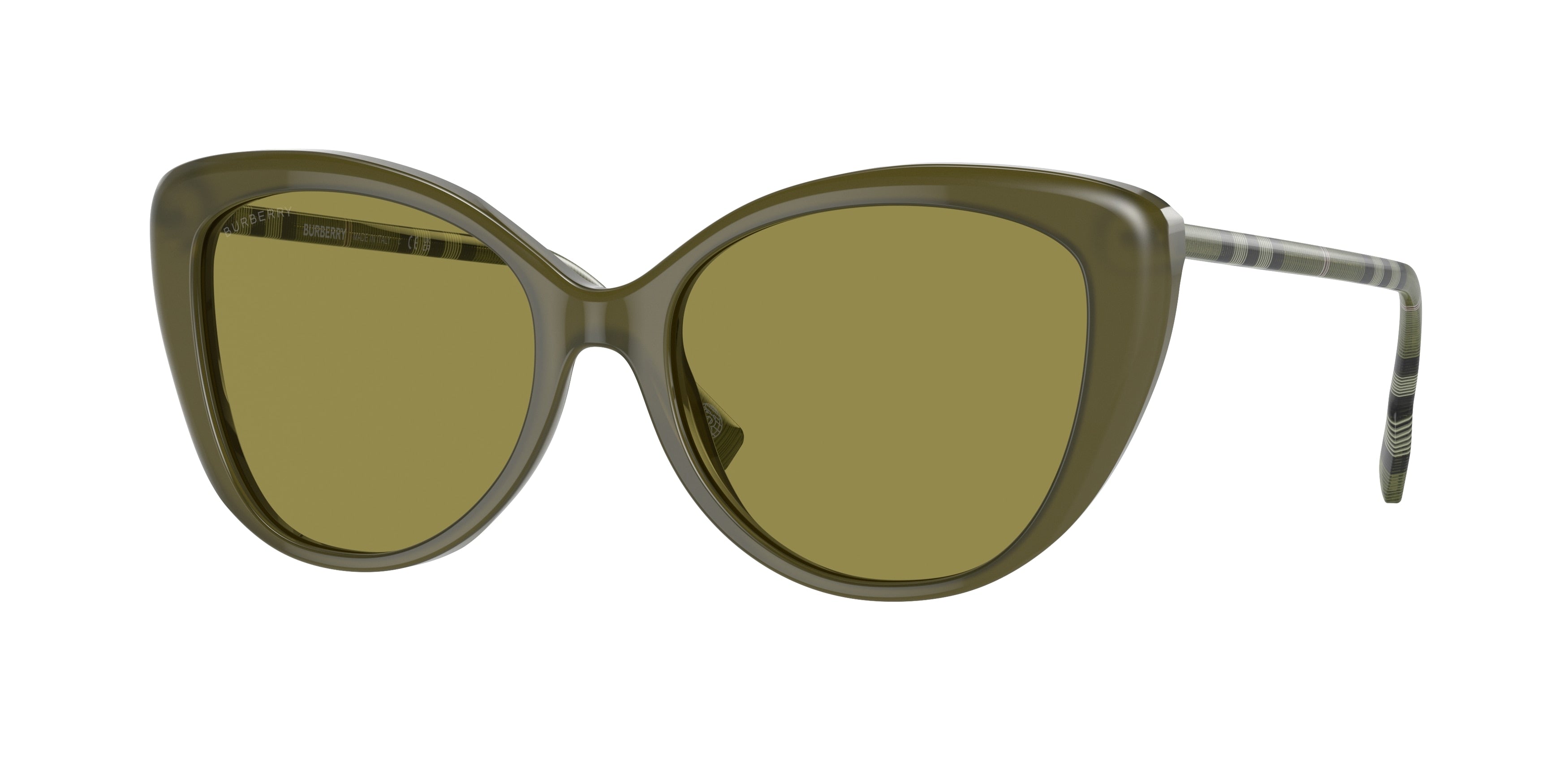 Burberry BE4407 Cat Eye Sunglasses 4090/2-Green 54-140-17 - Color Map Green