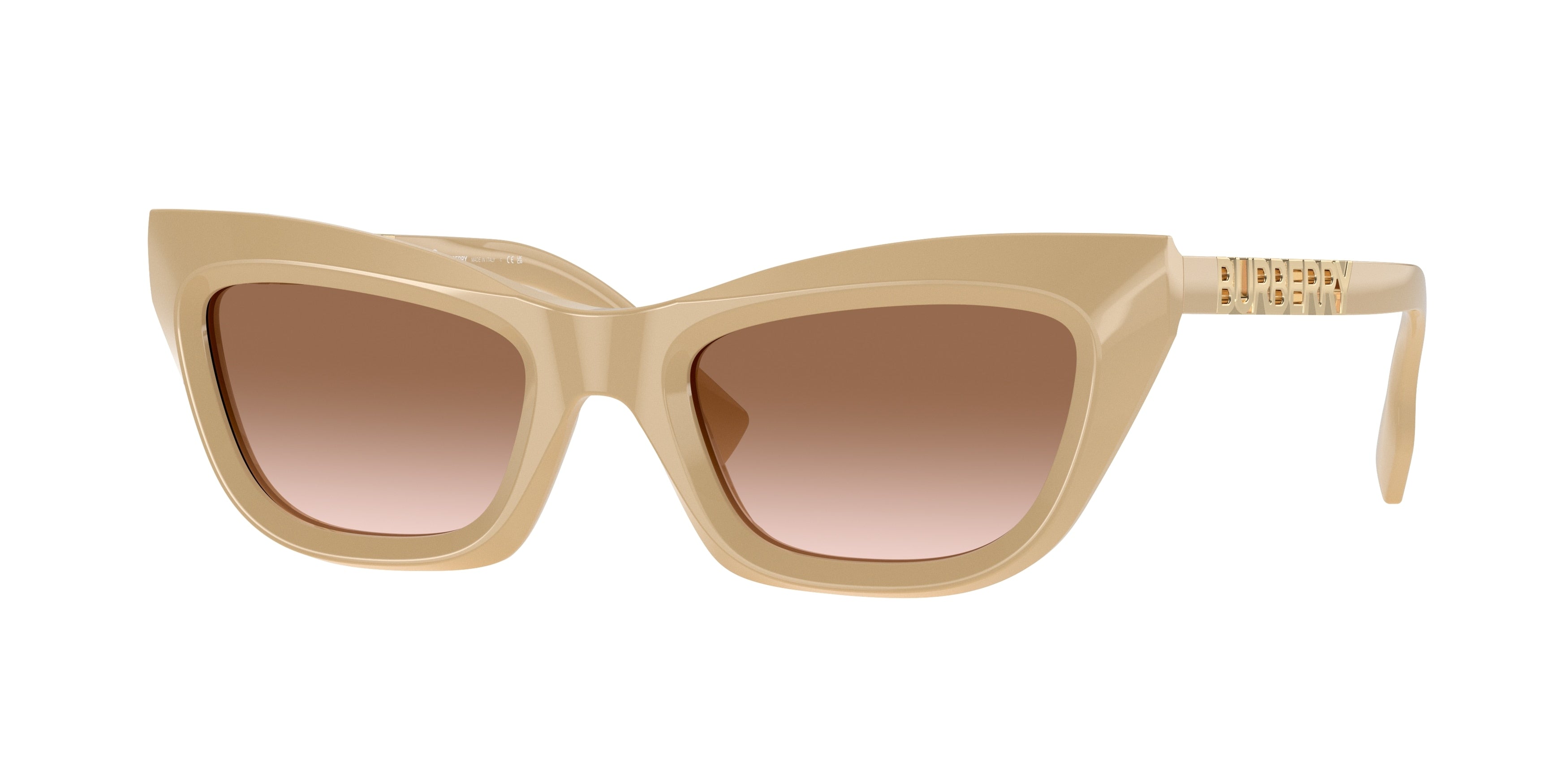 Burberry BE4409 Cat Eye Sunglasses 409213-Beige 51-140-21 - Color Map Beige