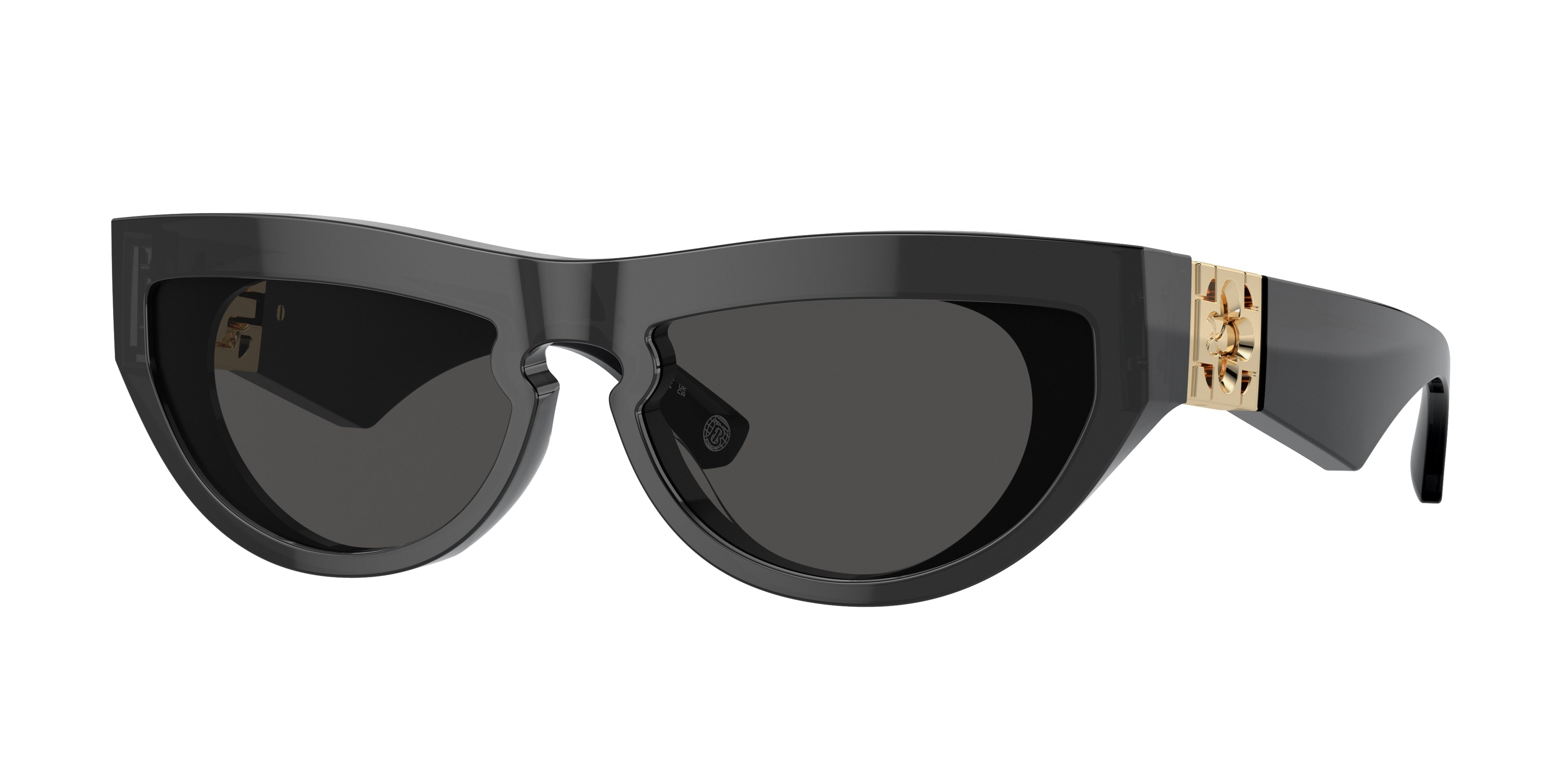 Burberry BE4422U Cat Eye Sunglasses 411287-Dark Grey 58-130-16 - Color Map Grey