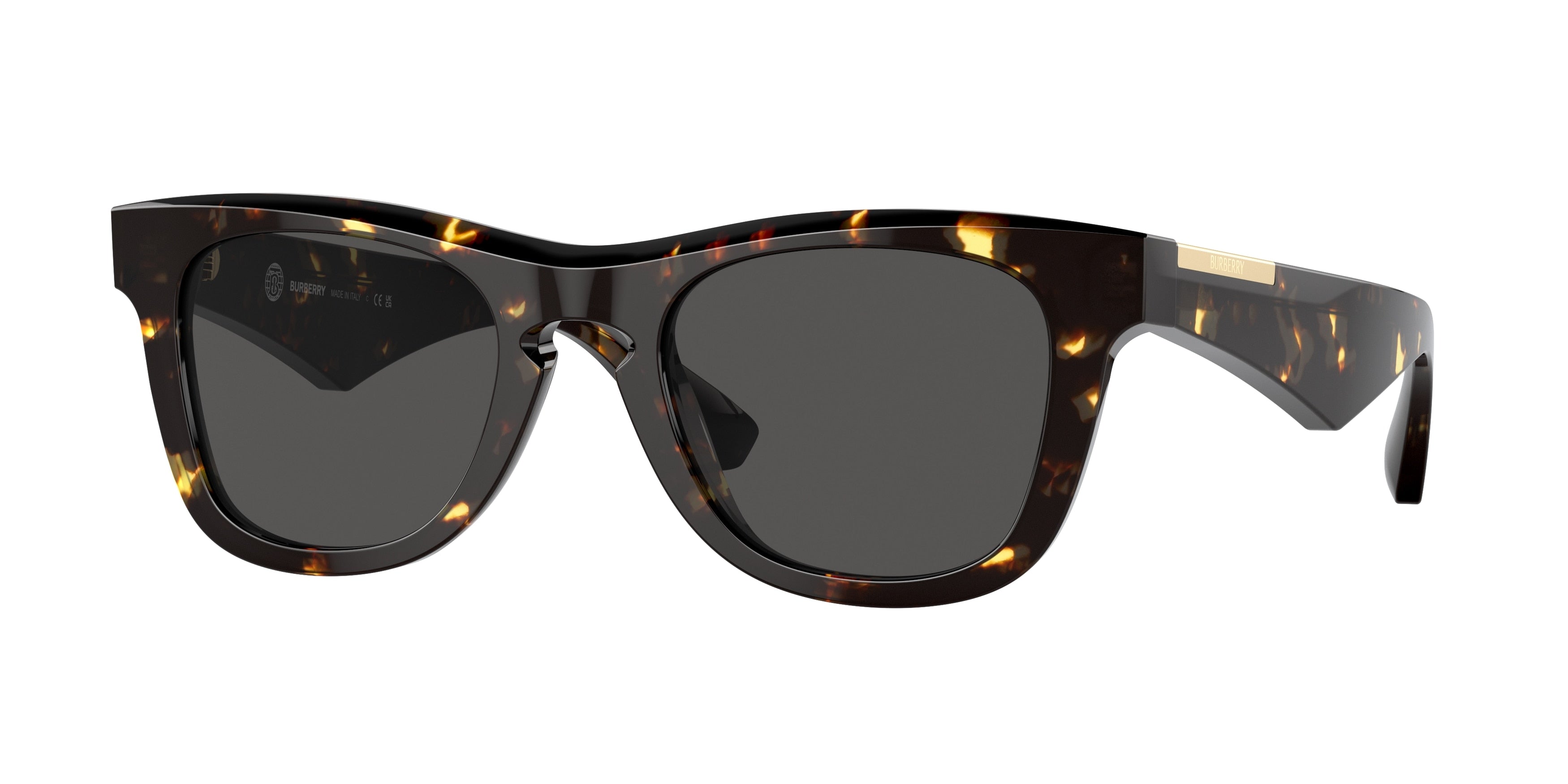 Burberry BE4426F Square Sunglasses 410687-Dark Havana 50-145-21 - Color Map Brown