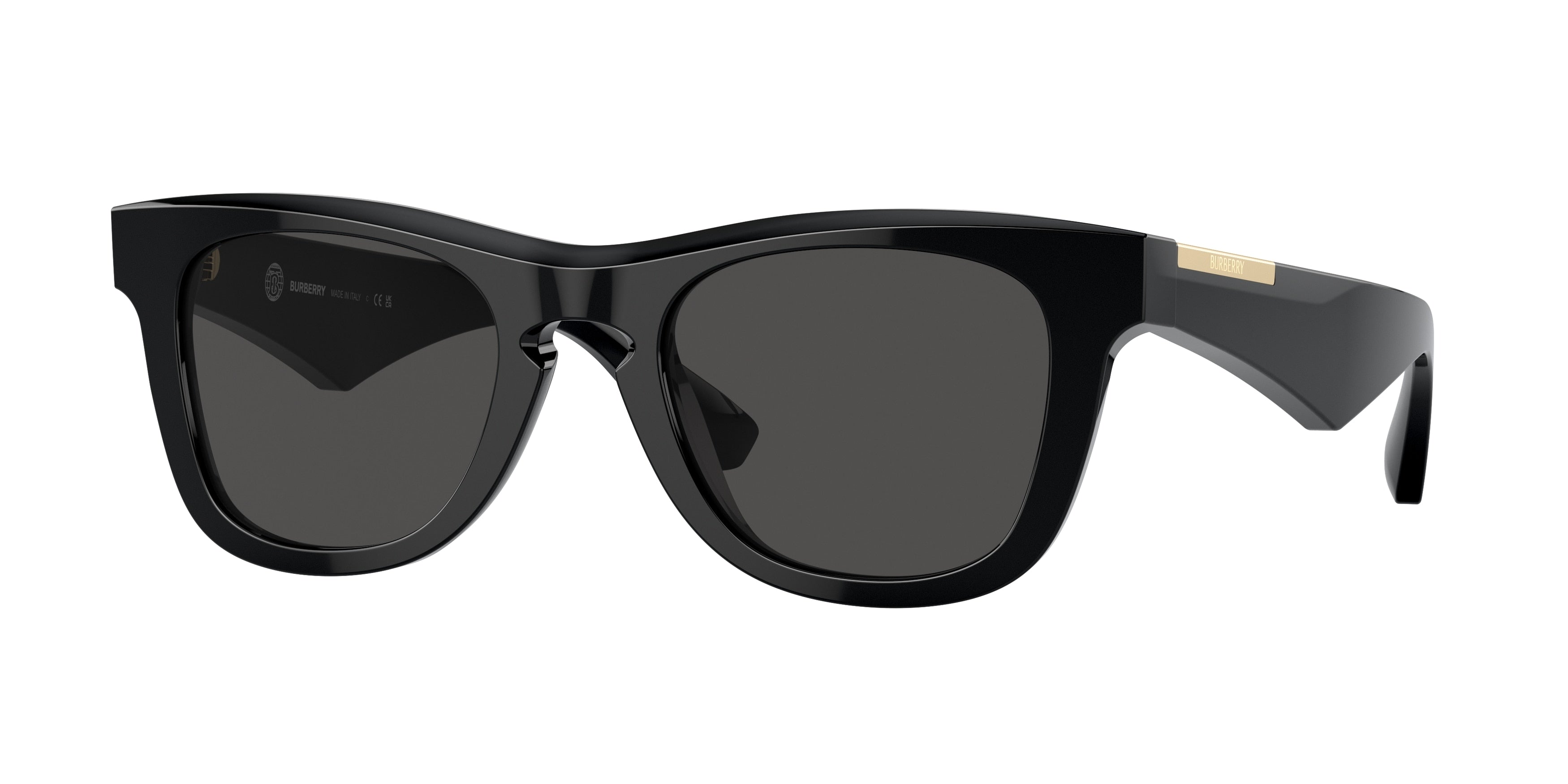Burberry BE4426 Square Sunglasses 300187-Black 50-145-21 - Color Map Black