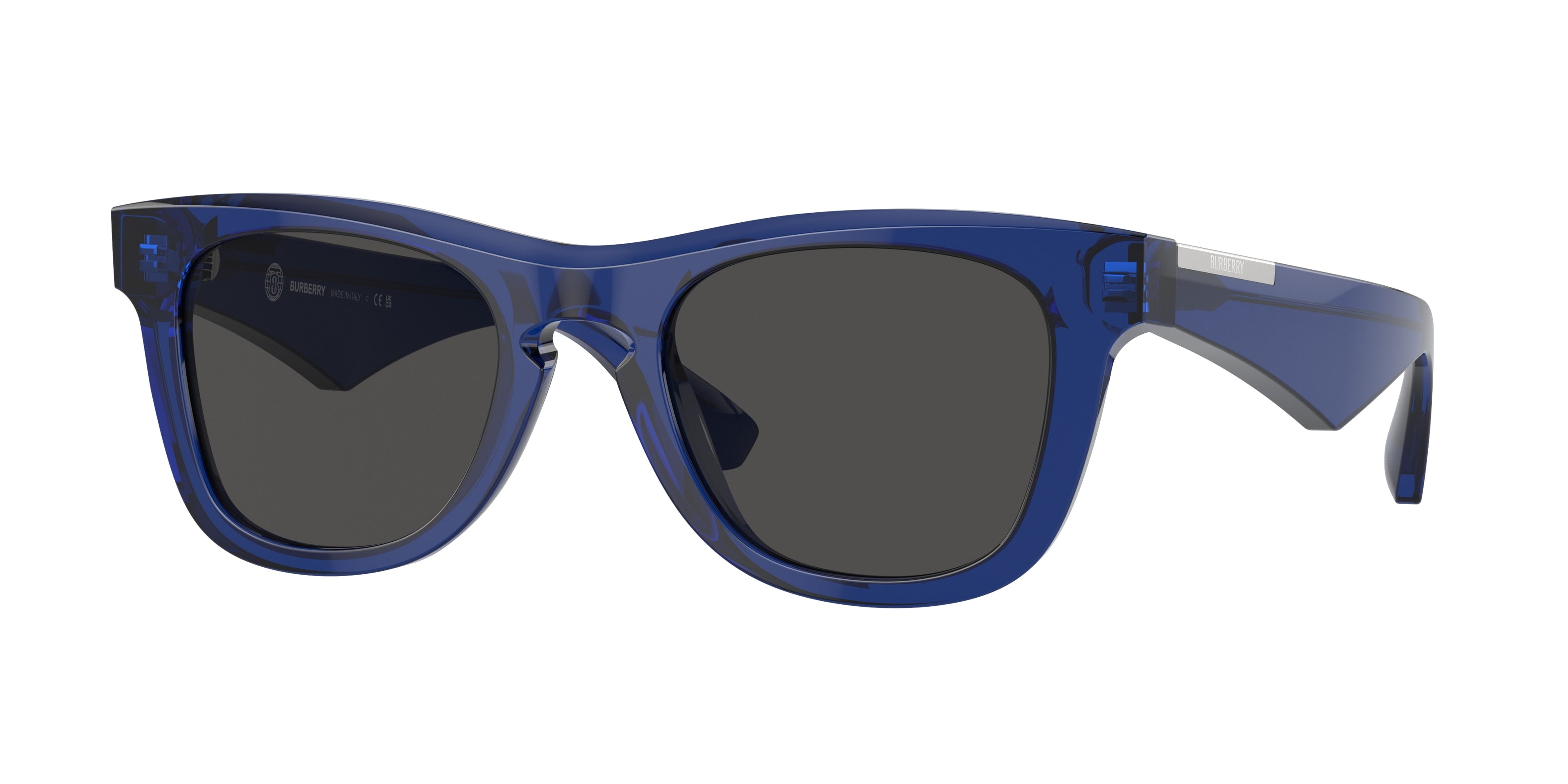 Burberry BE4426 Square Sunglasses 411087-Blue 50-145-21 - Color Map Blue