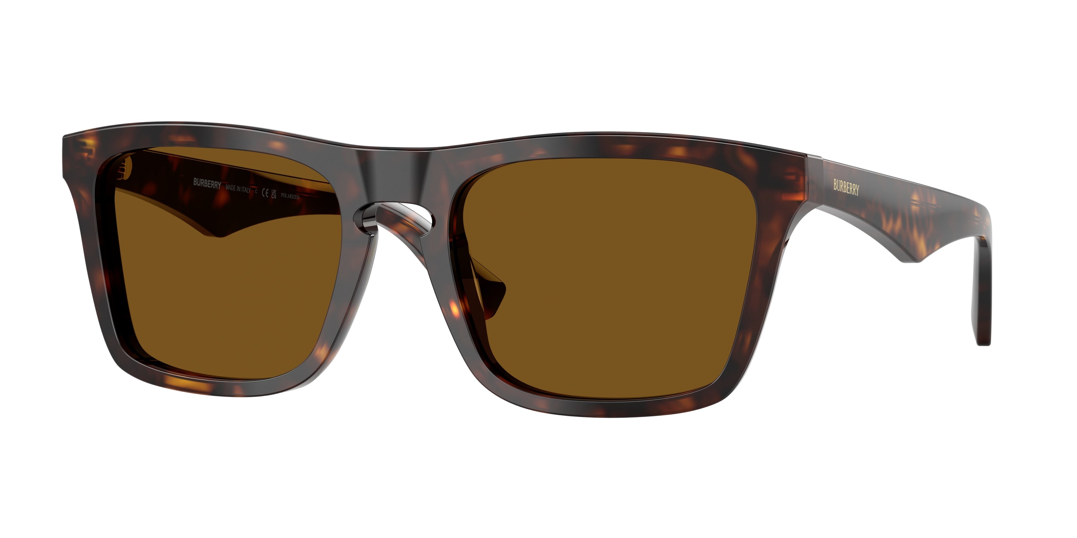 Burberry BE4434 Square Sunglasses 300283-Dark Havana 57-145-20 - Color Map Brown