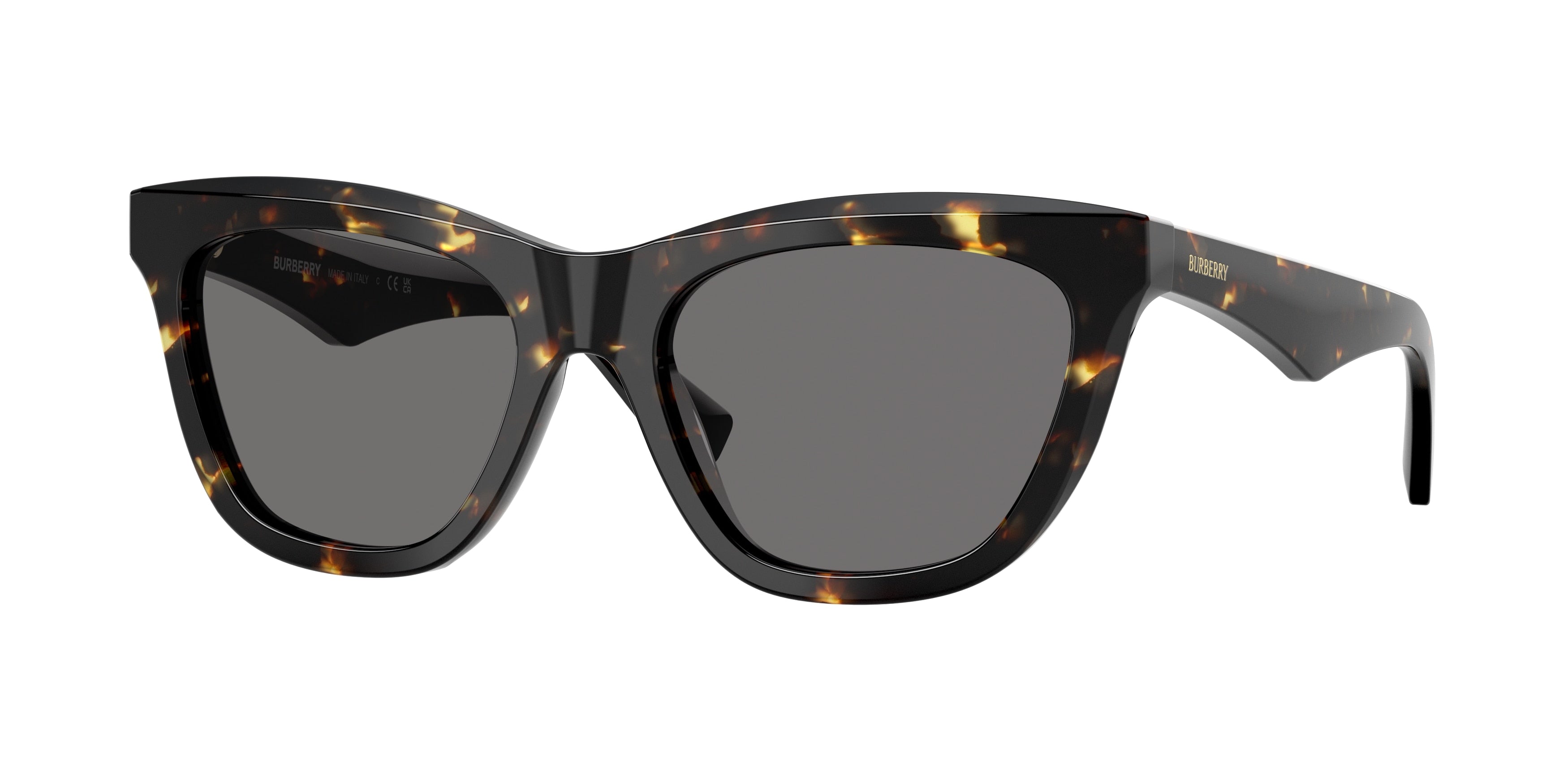 Burberry BE4435 Cat Eye Sunglasses 410681-Yellow Havana 53-140-18 - Color Map Tortoise