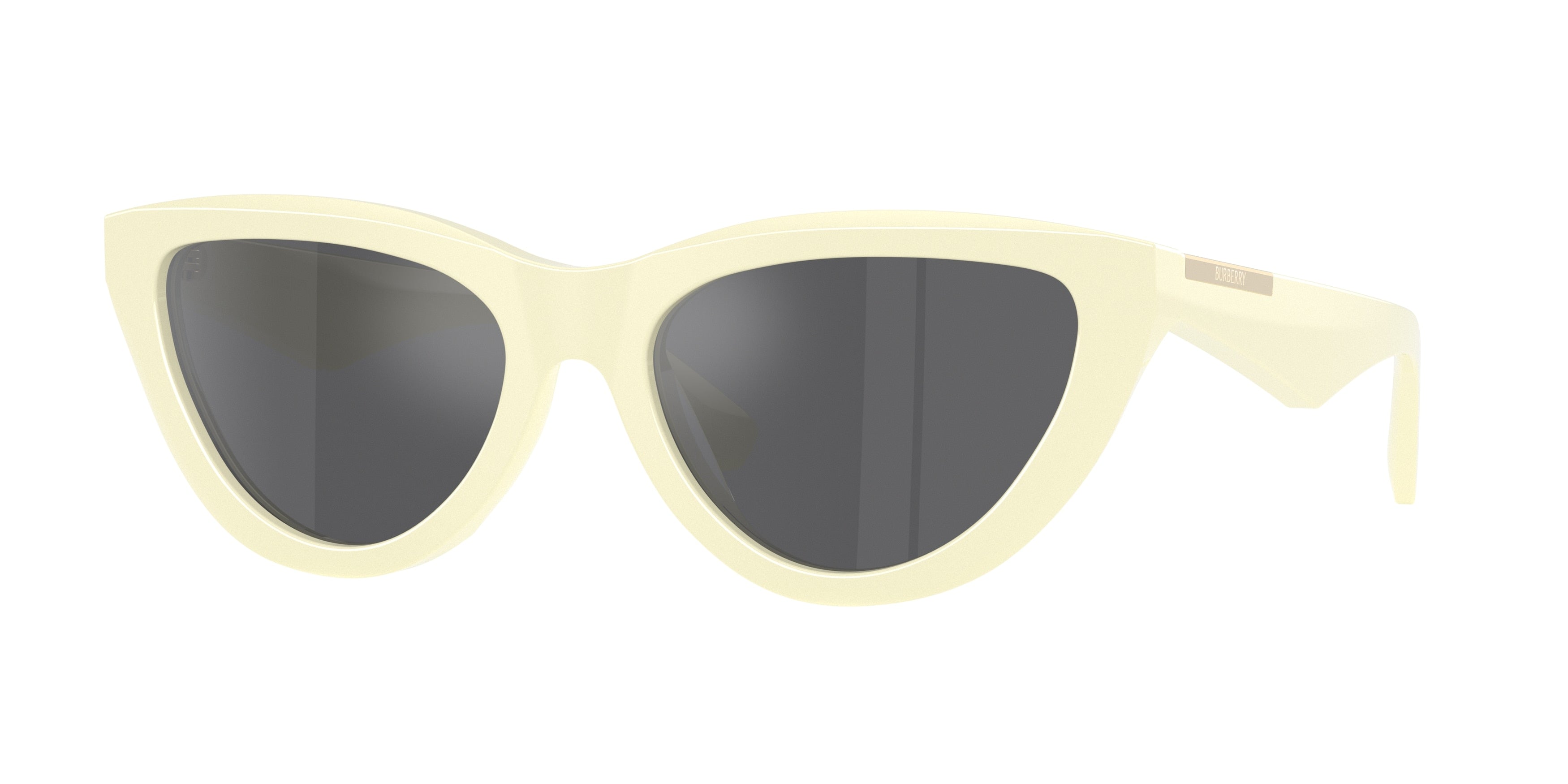 Burberry BE4436U Cat Eye Sunglasses 41456G-Yellow 55-145-18 - Color Map Yellow