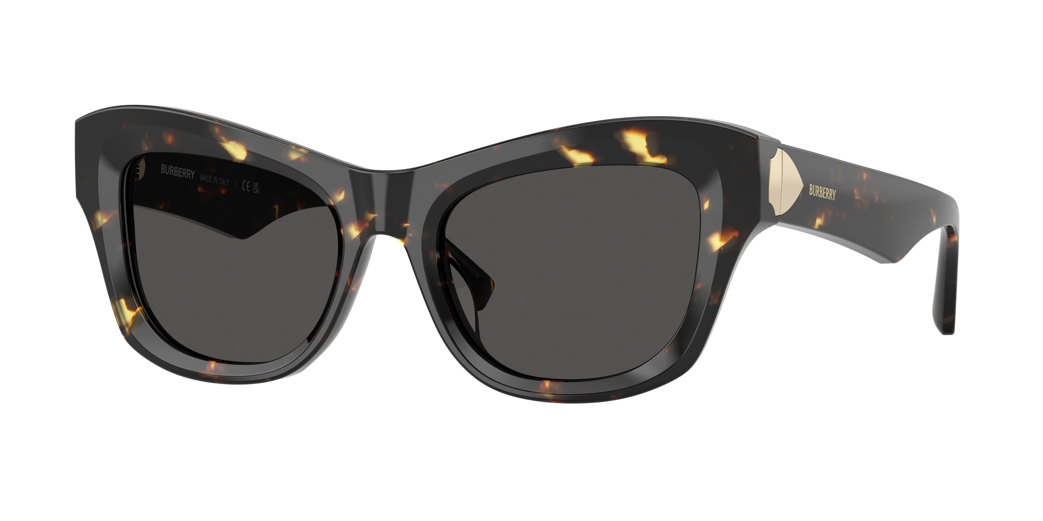 Burberry BE4442U Cat Eye Sunglasses 410687-Yellow Havana 51-145-19 - Color Map Tortoise