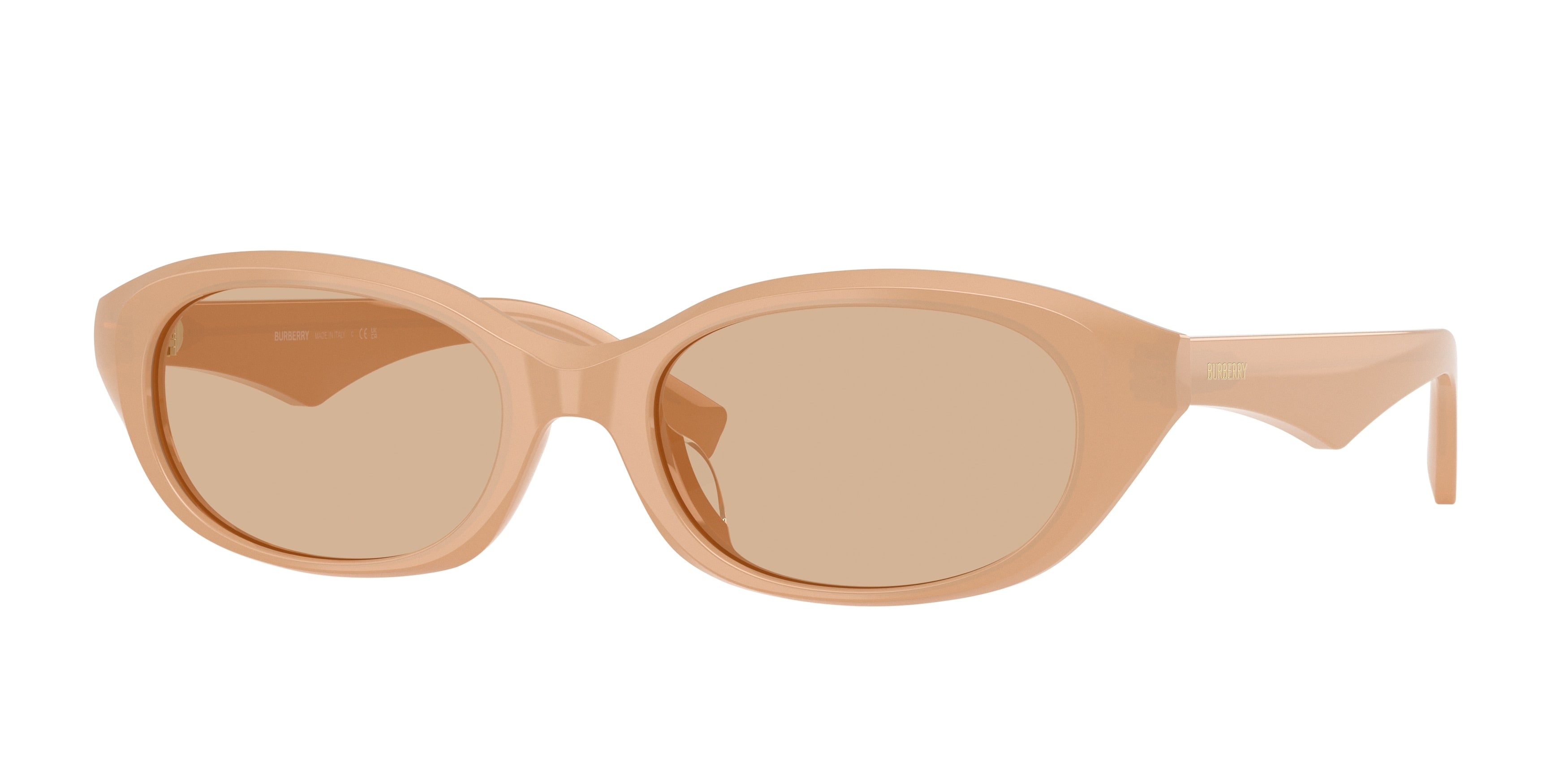 Burberry BE4447D Oval Sunglasses 415073-Beige 55-145-19 - Color Map Beige