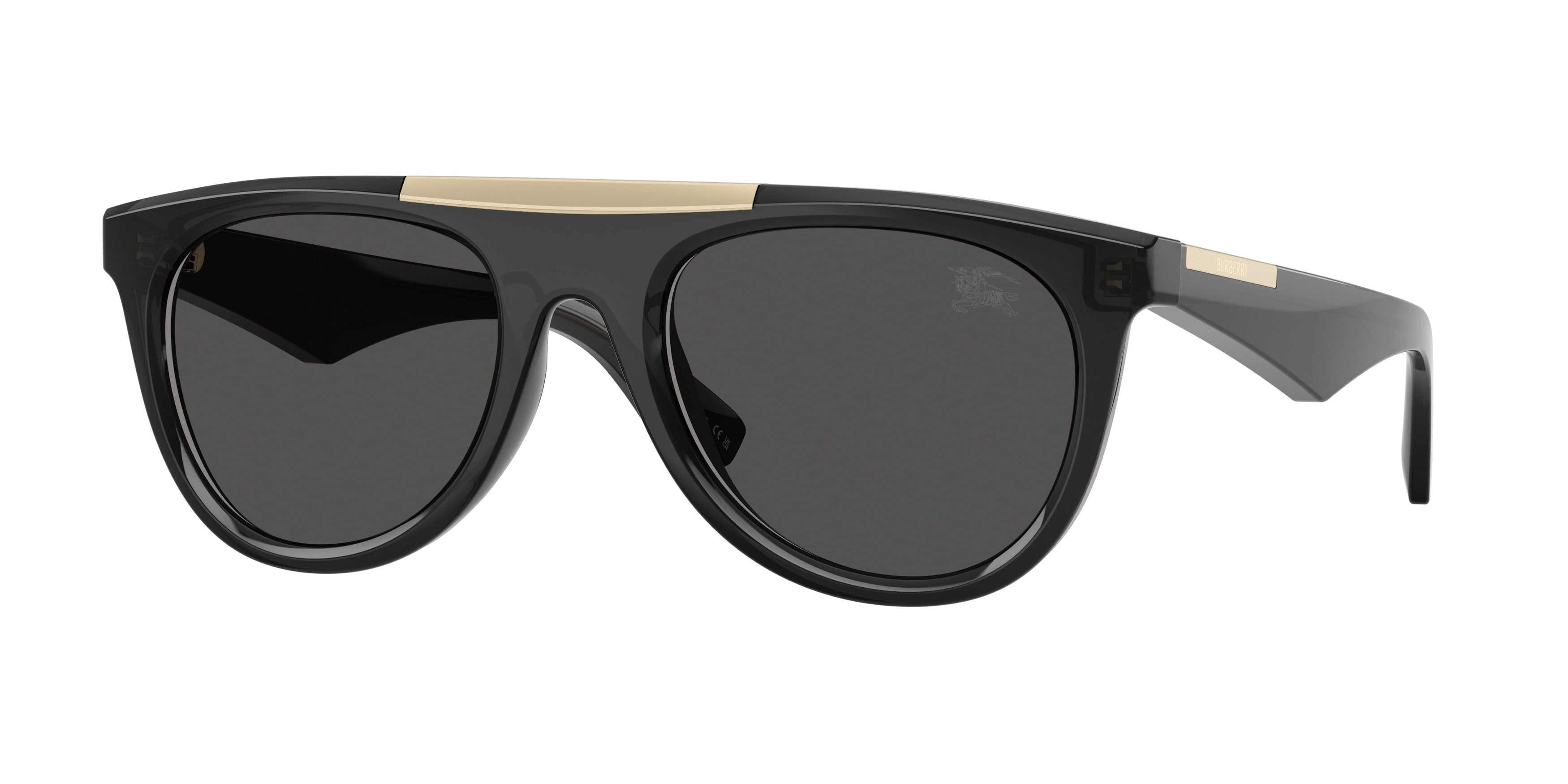 Burberry BE4452U Pilot Sunglasses 411287-Grey 53-145-21 - Color Map Grey