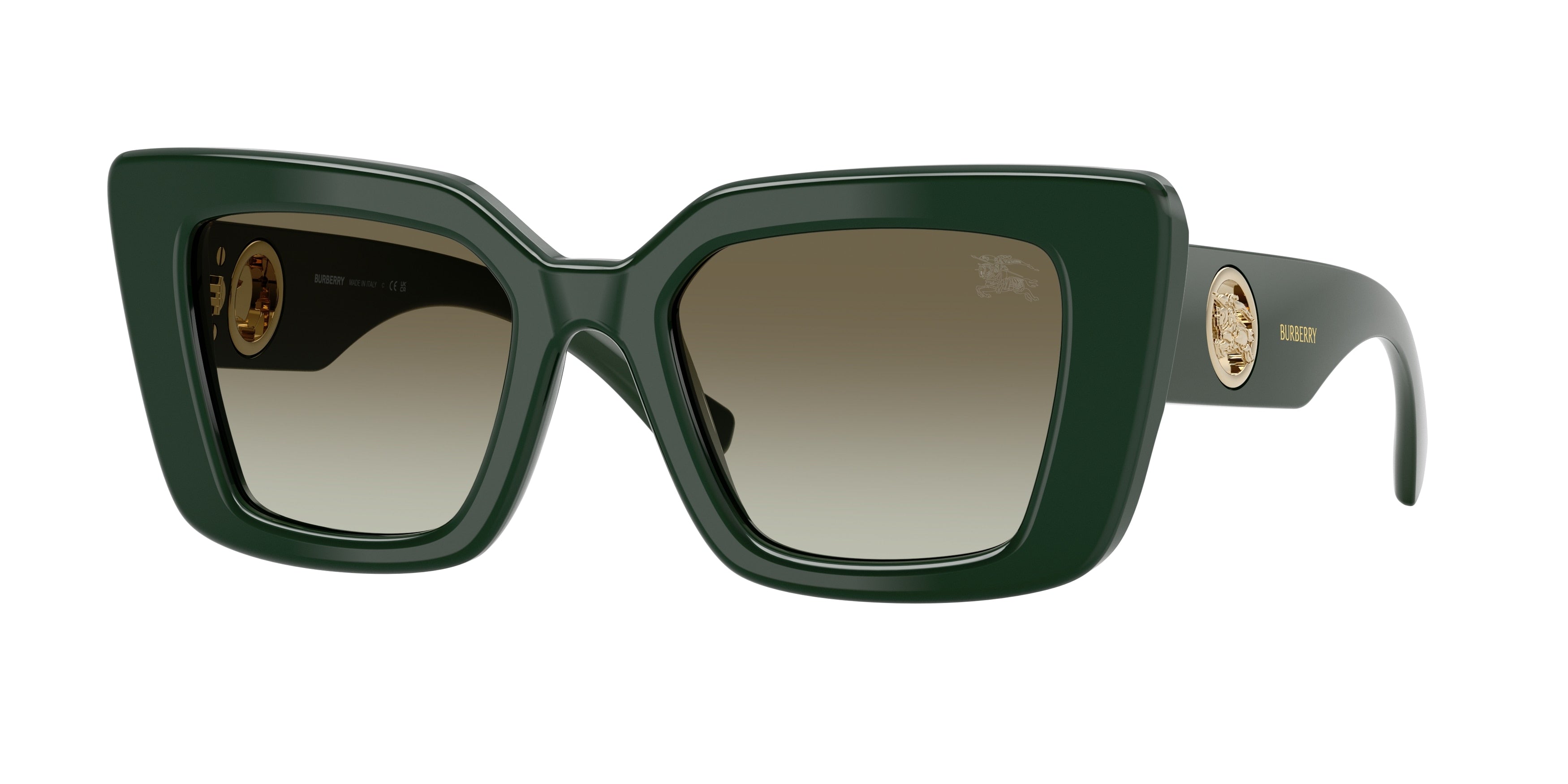 Burberry BE4476 Cat Eye Sunglasses  42038E-Green 51-140-20 - Color Map Green