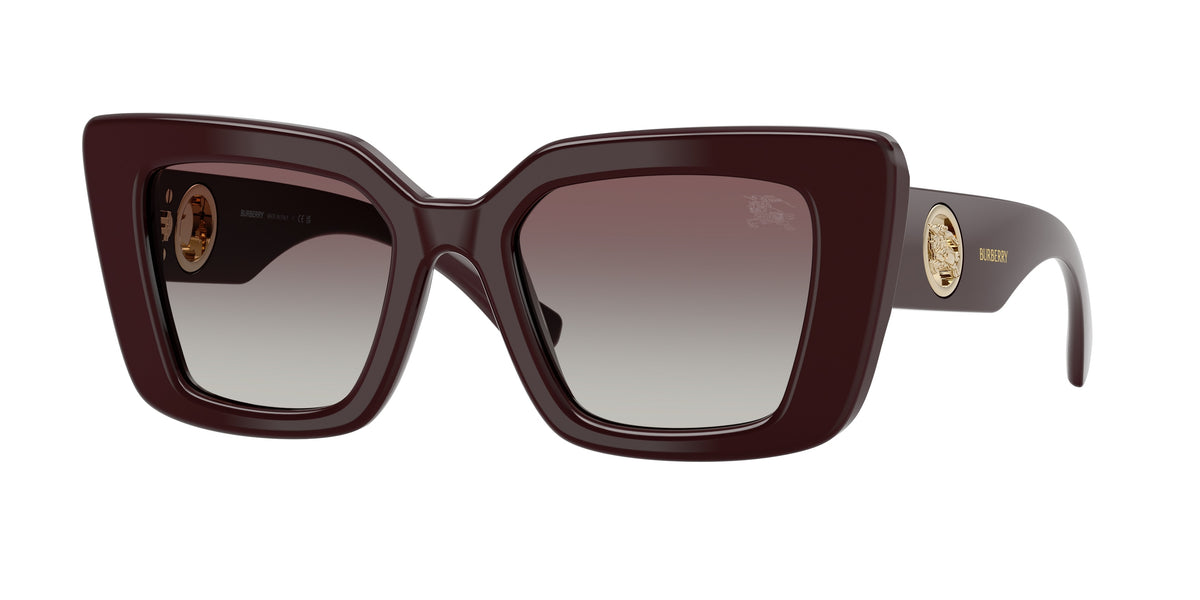 Burberry BE4476 Cat Eye Sunglasses 42048G-Bordeaux 51-140-20 - Color Map Red