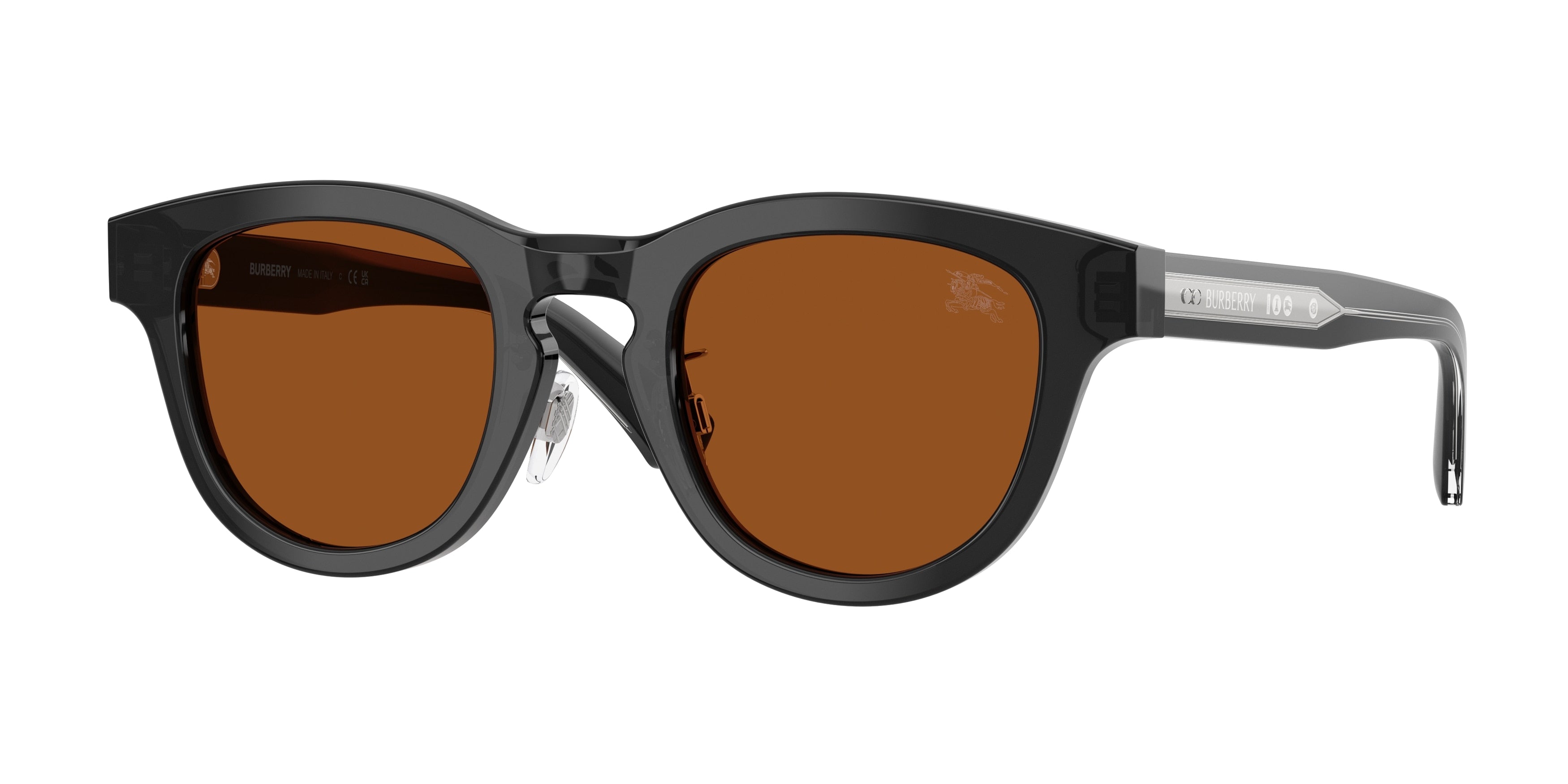 Burberry BE4477F Phantos Sunglasses 421173-Grey 48-145-23 - Color Map Grey