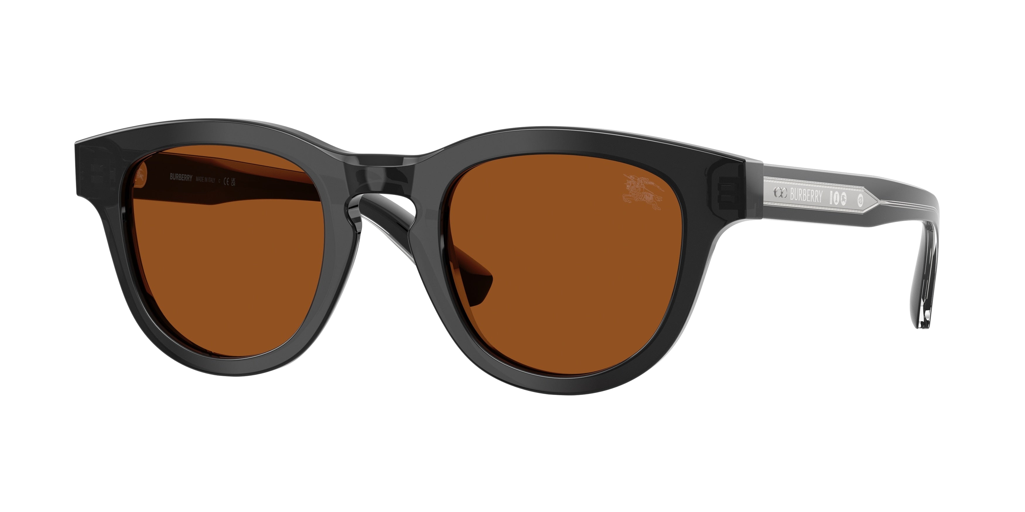 Burberry BE4477 Phantos Sunglasses 421173-Grey 48-145-23 - Color Map Grey