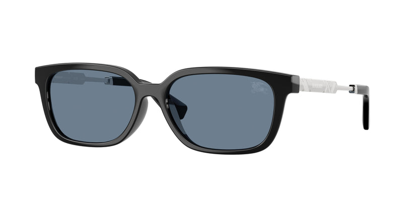 Burberry BE4481D Rectangle Sunglasses 30012V-Black 54-145-15 - Color Map Black
