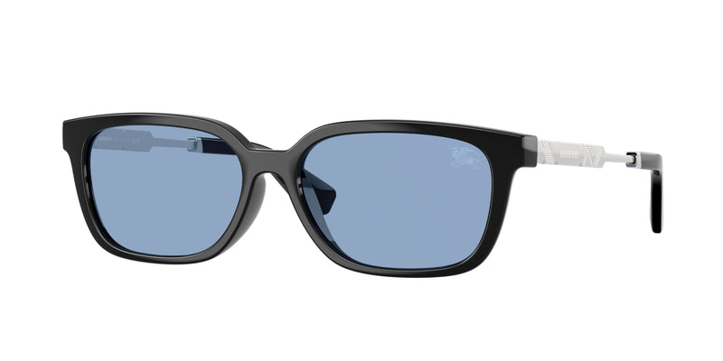 Burberry BE4481D Rectangle Sunglasses 300172-Black 54-145-15 - Color Map Black