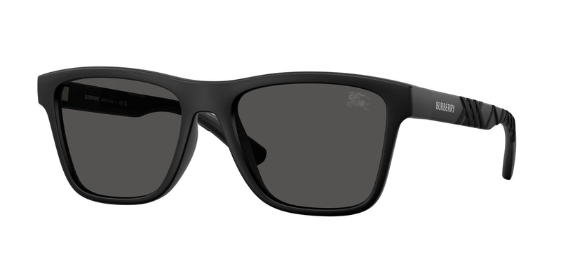 Burberry BE4482U Square Sunglasses 346487-Matte Black 55-145-18 - Color Map Black