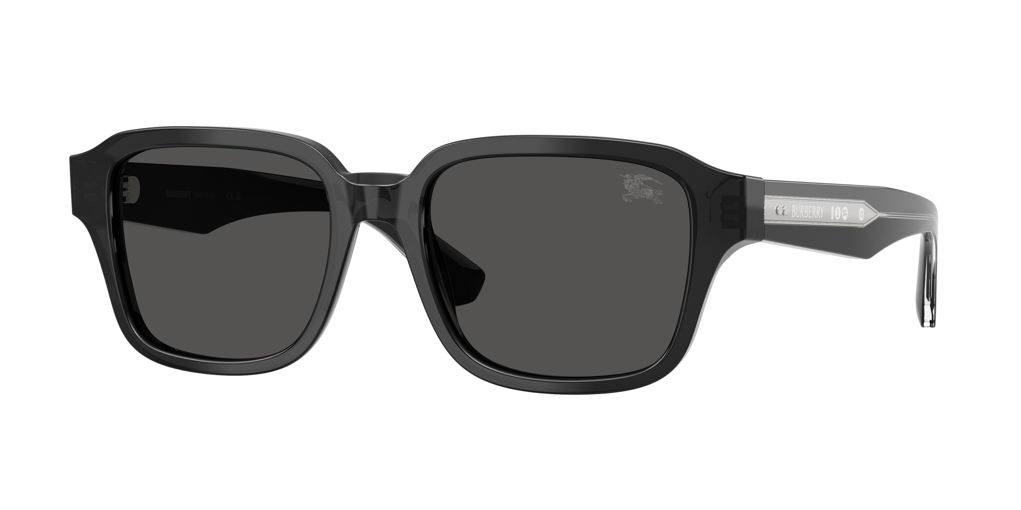 Burberry BE4484 Square Sunglasses 421187-Grey 53-145-18 - Color Map Grey