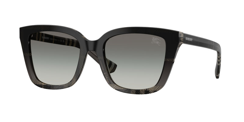 Burberry BE4487F Square Sunglasses 42008G-Check Gradient Grey 52-140-19 - Color Map Grey