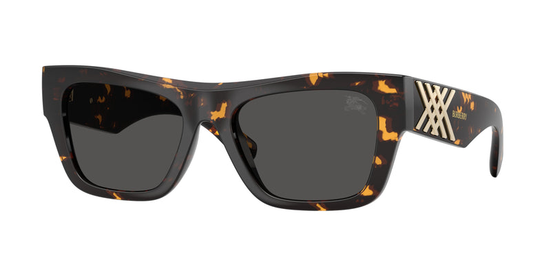 Burberry BE4490U Rectangle Sunglasses 410687-Yellow Havana 53-140-18 - Color Map Tortoise