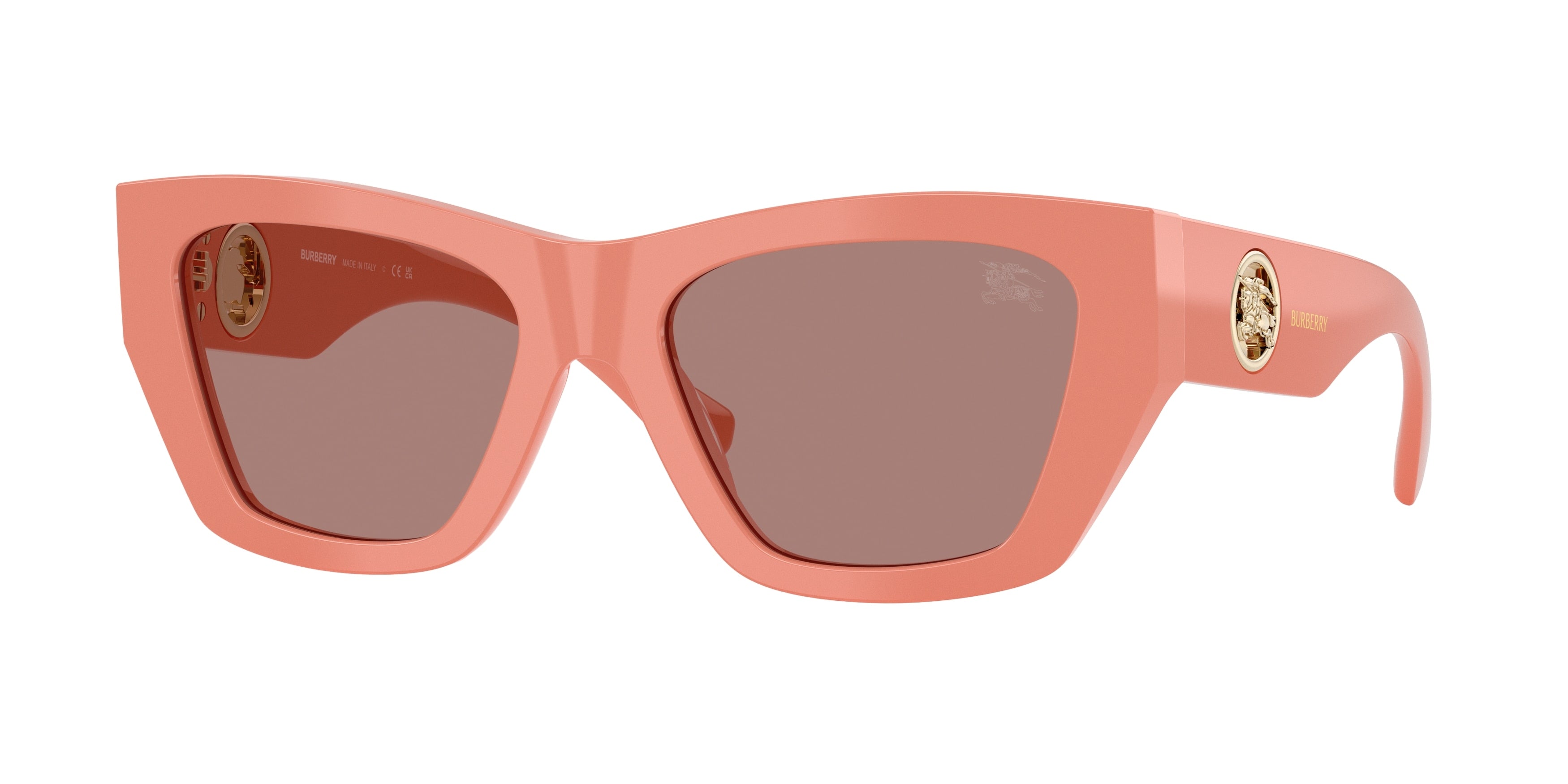 Burberry BE4492 Cat Eye Sunglasses 421973-Pink 54-140-18 - Color Map Pink
