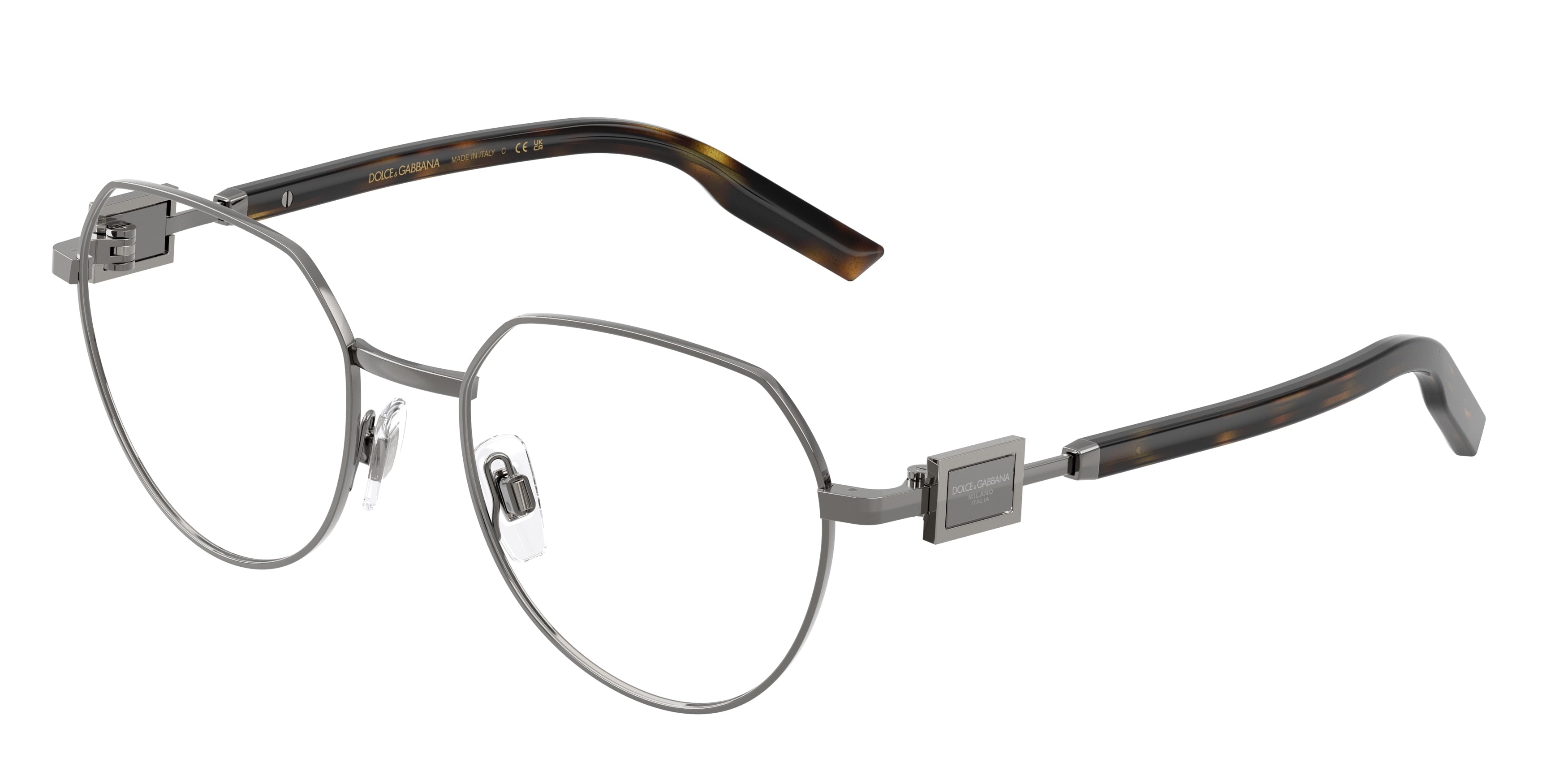 DOLCE & GABBANA DG1362 Phantos Eyeglasses 1335-Bronze 53-145-19 - Color Map Brown