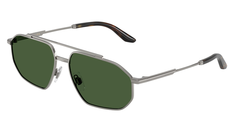 DOLCE & GABBANA DG2328 Pilot Sunglasses 04/71-Gunmetal 59-145-15 - Color Map Grey