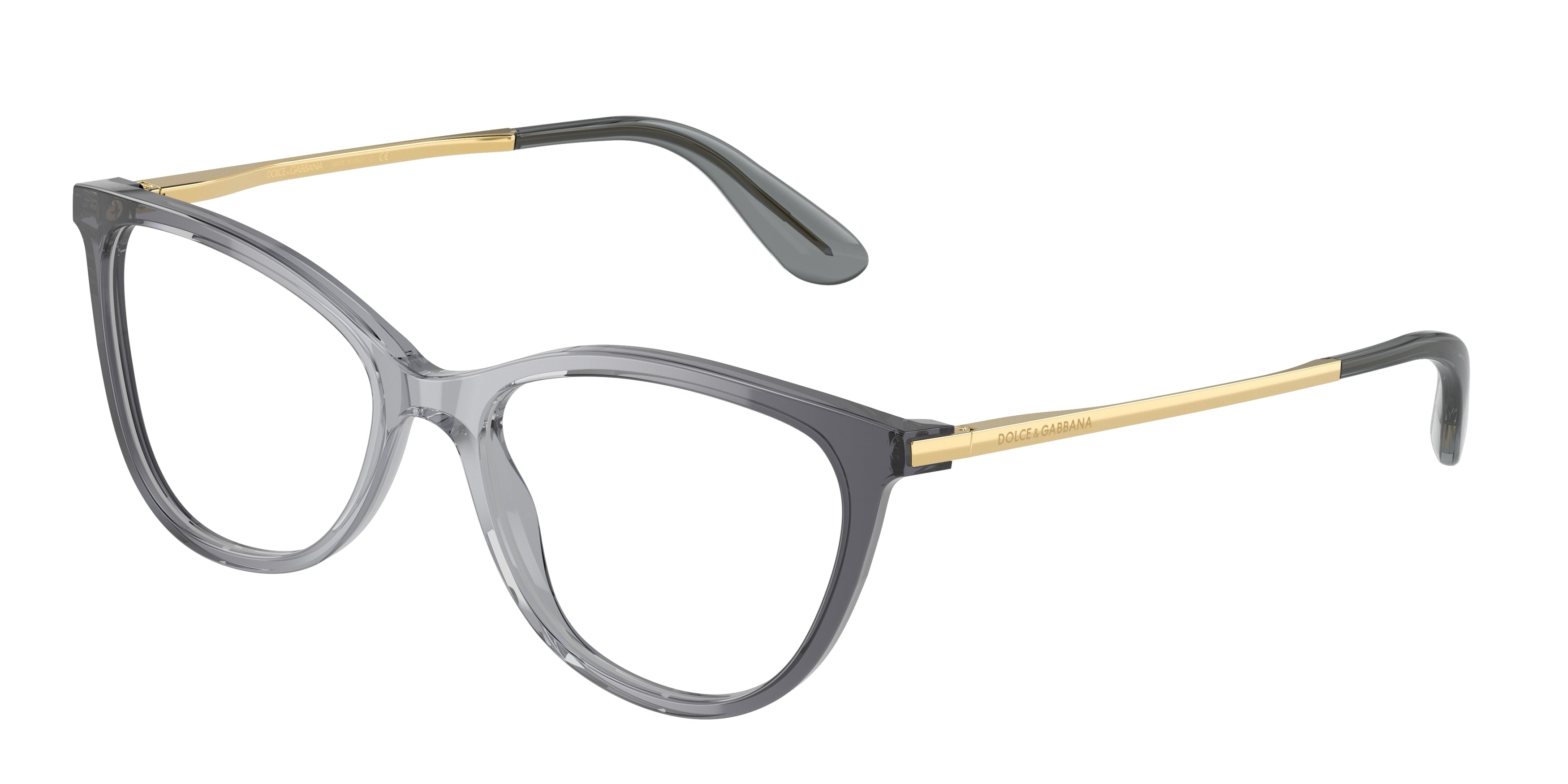 DOLCE & GABBANA DG3258 Butterfly Eyeglasses 3268-Grey Multilayer 54-140-17 - Color Map Grey