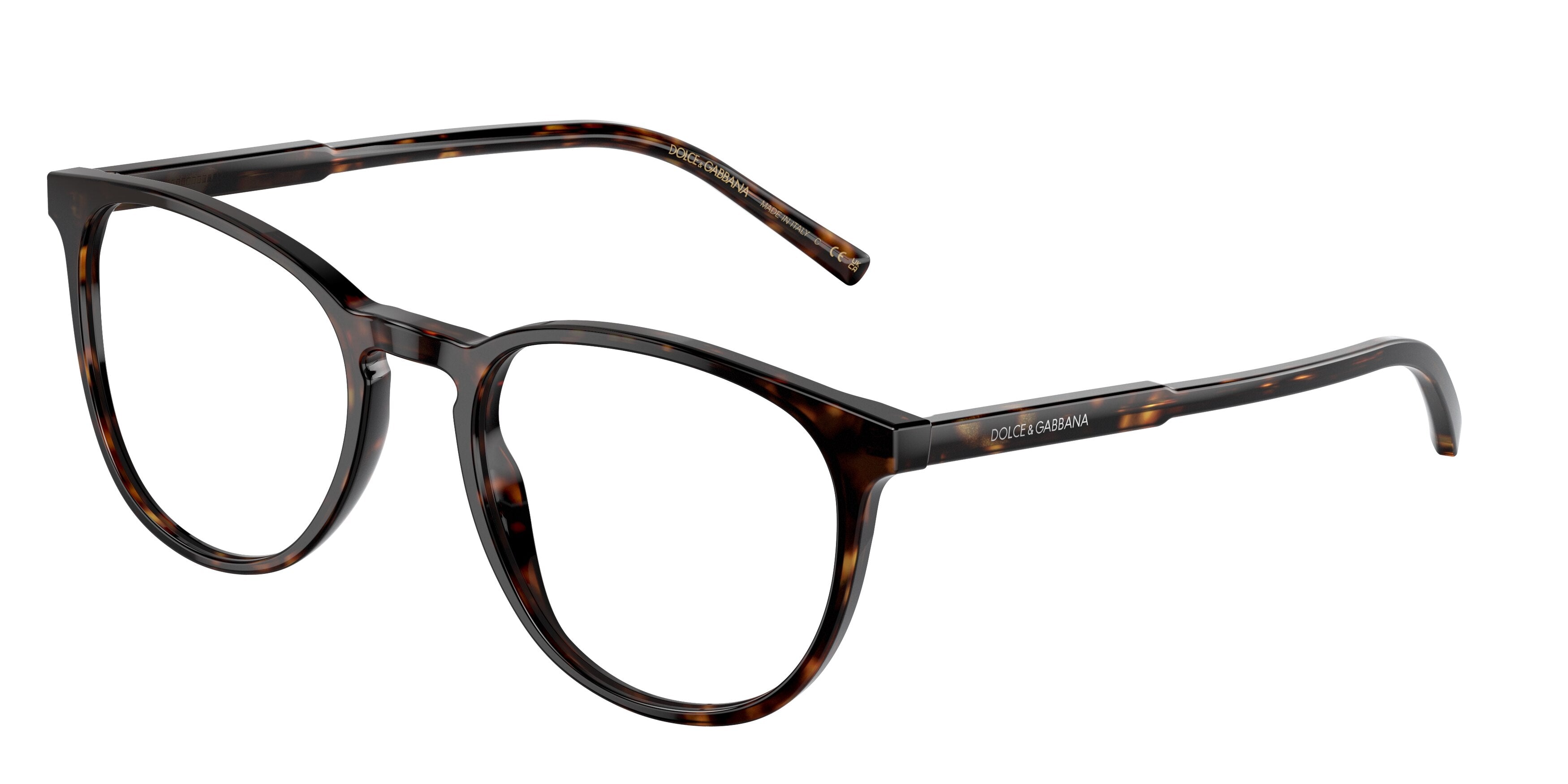 DOLCE & GABBANA DG3366F Phantos Eyeglasses 502-Havana 54-145-20 - Color Map Tortoise