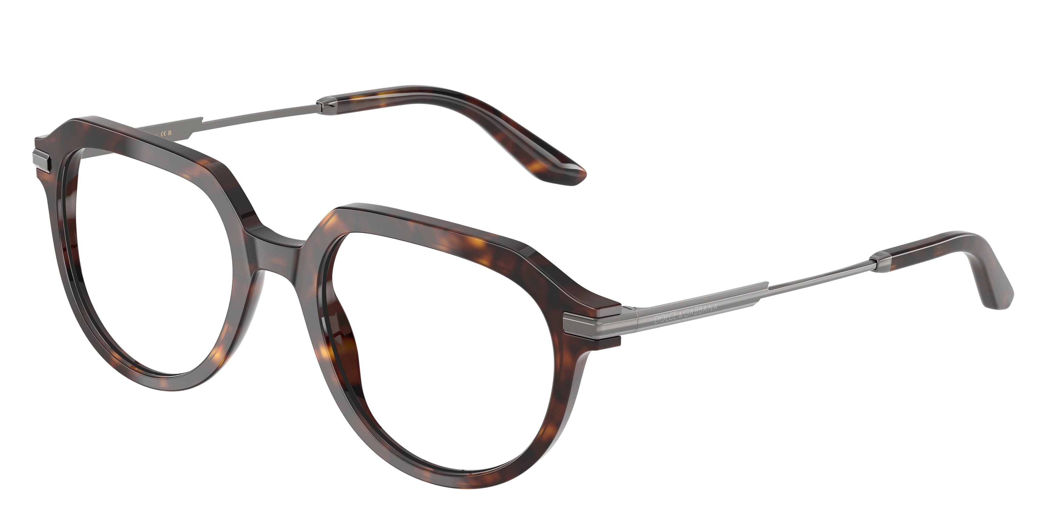 DOLCE & GABBANA DG3402 Phantos Eyeglasses  502-Havana 52-145-20 - Color Map Tortoise