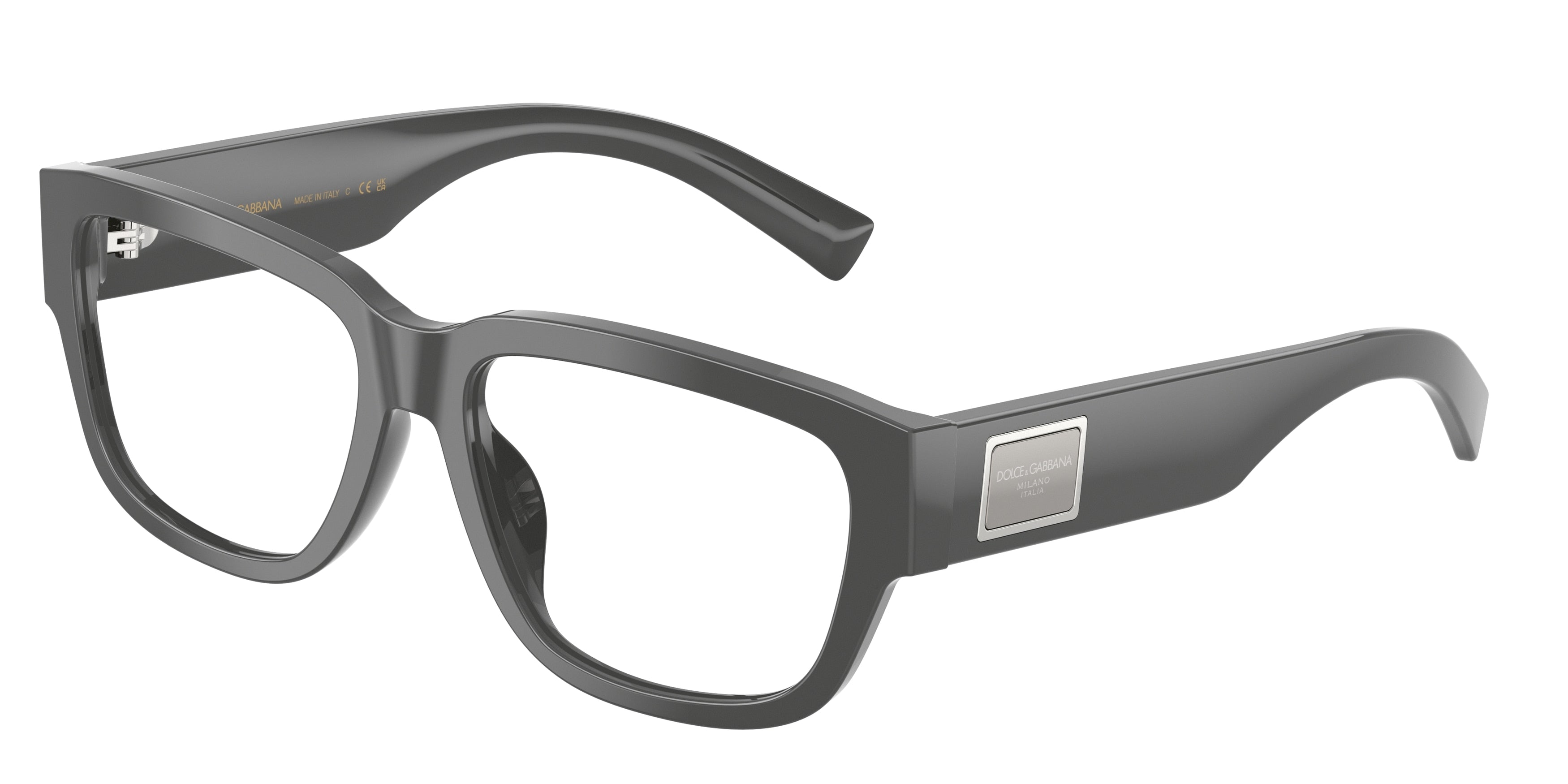 DOLCE & GABBANA DG3423 Square Eyeglasses 3090-Grey 57-140-17 - Color Map Grey