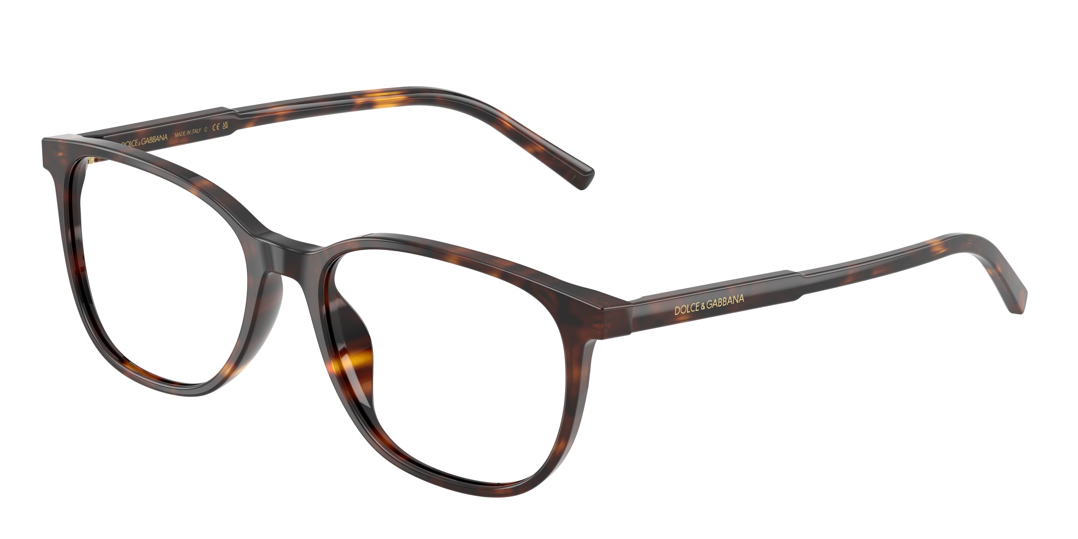 DOLCE & GABBANA DG3426 Pillow Eyeglasses 502-Havana 53-145-17 - Color Map Tortoise