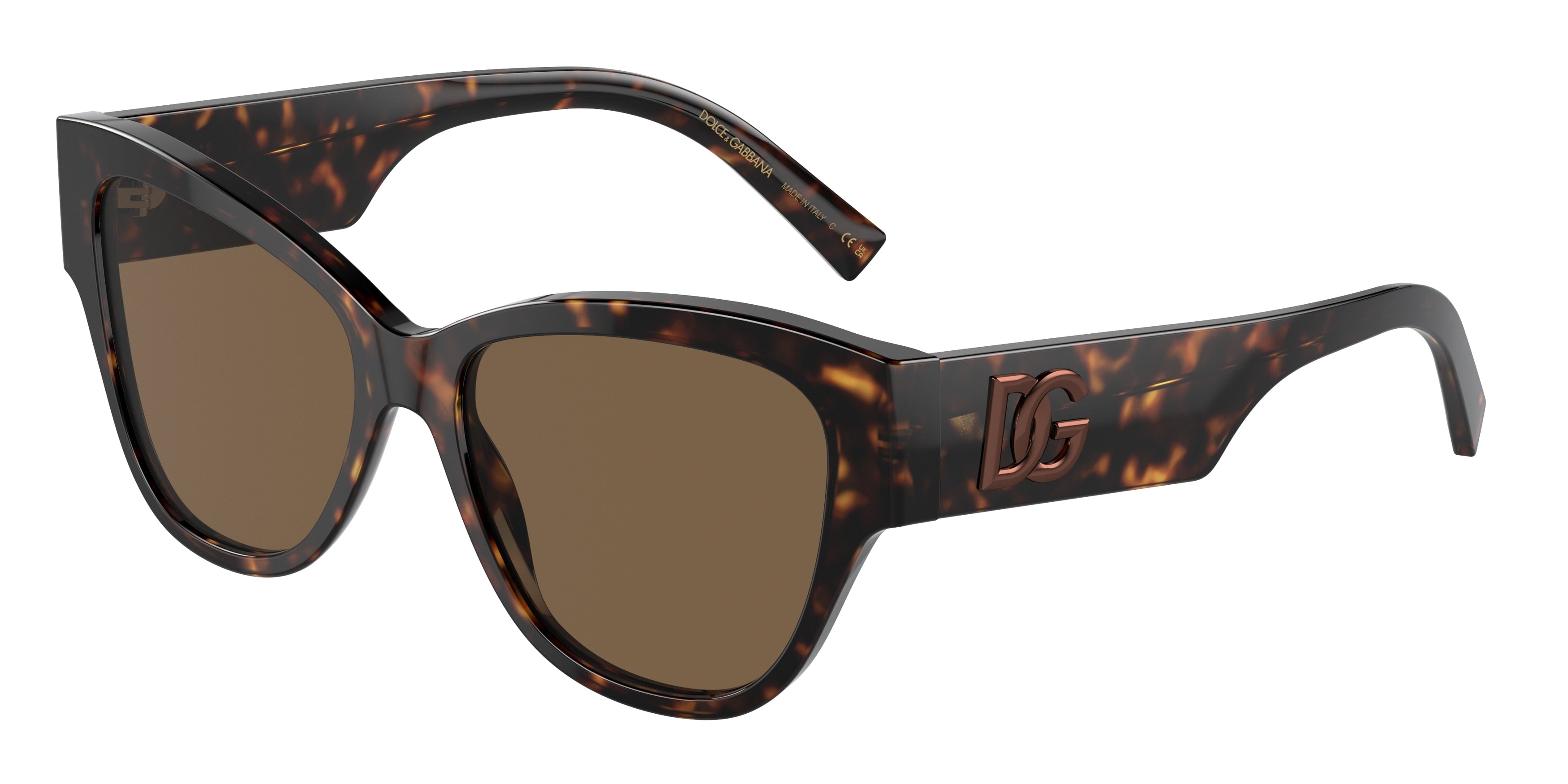 DOLCE & GABBANA DG4449 Butterfly Sunglasses 502/73-Havana 54-145-16 - Color Map Tortoise