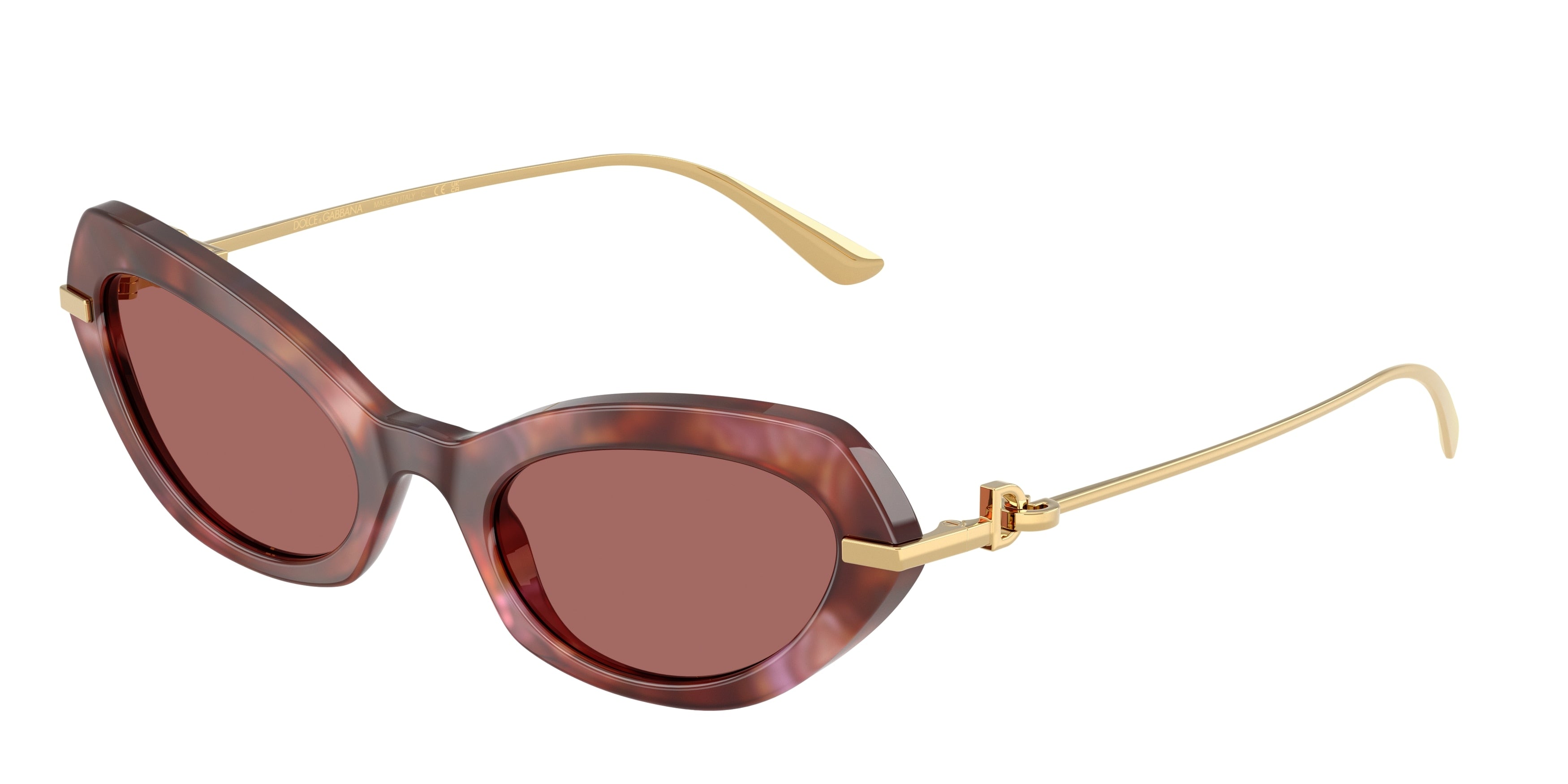 DOLCE & GABBANA DG4473 Butterfly Sunglasses 344469-Havana Brown 52-140-21 - Color Map Tortoise
