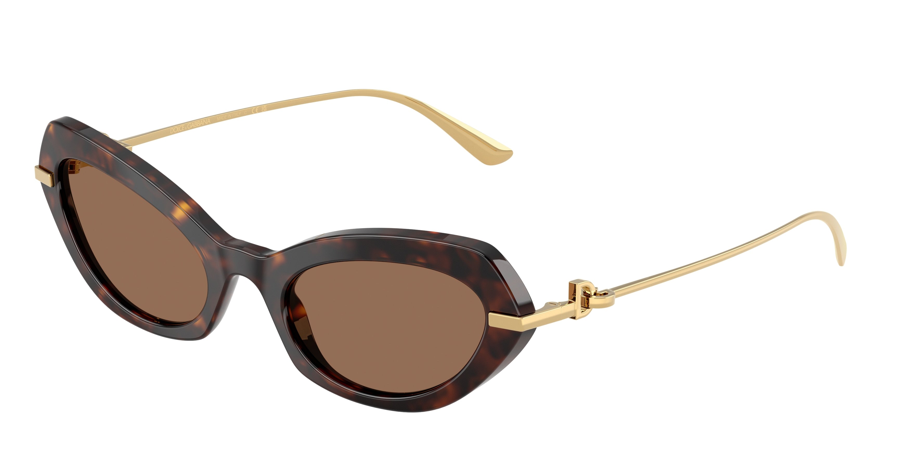 DOLCE & GABBANA DG4473 Butterfly Sunglasses 502/73-Havana 52-140-21 - Color Map Tortoise