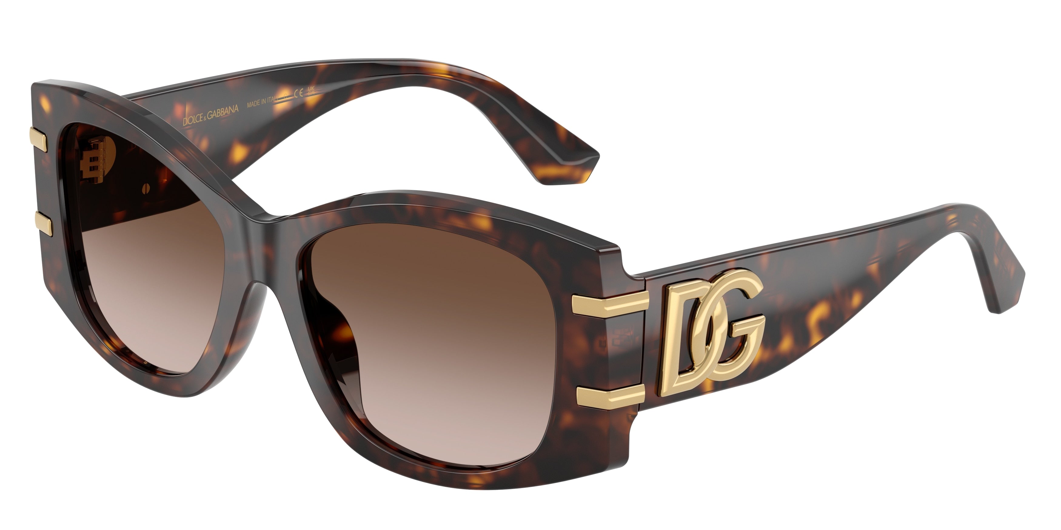 DOLCE & GABBANA DG4501 Butterfly Sunglasses 502/13-Havana 54-145-17 - Color Map Tortoise