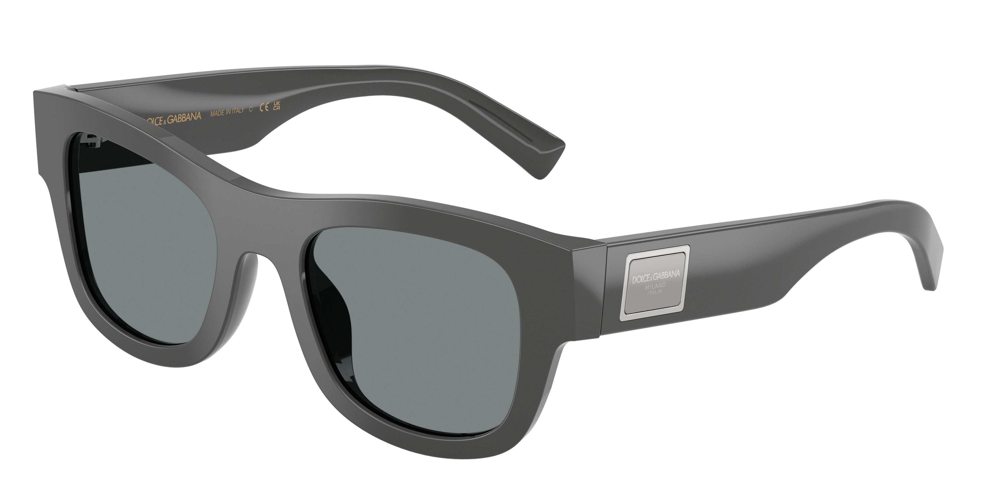 DOLCE & GABBANA DG4509 Square Sunglasses 3090/1-Grey 52-140-21 - Color Map Grey