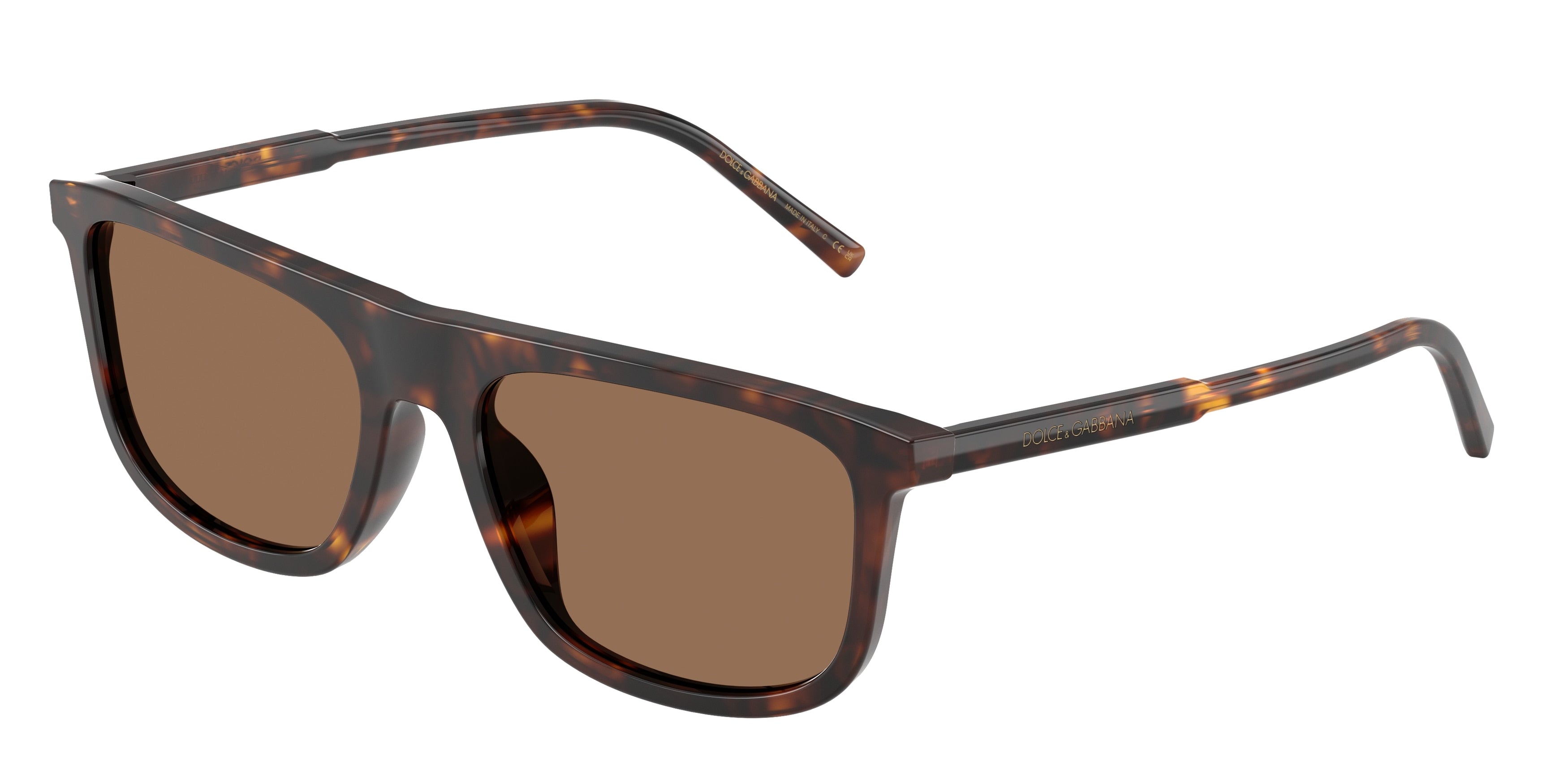 DOLCE & GABBANA DG4542 Square Sunglasses 502/73-Havana 56-145-18 - Color Map Tortoise