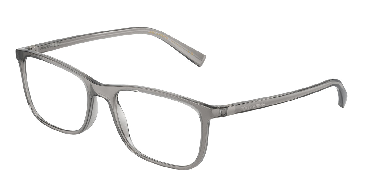 DOLCE & GABBANA DG5027 Pillow Eyeglasses 3160-Transparent Grey 55-140-18 - Color Map Grey