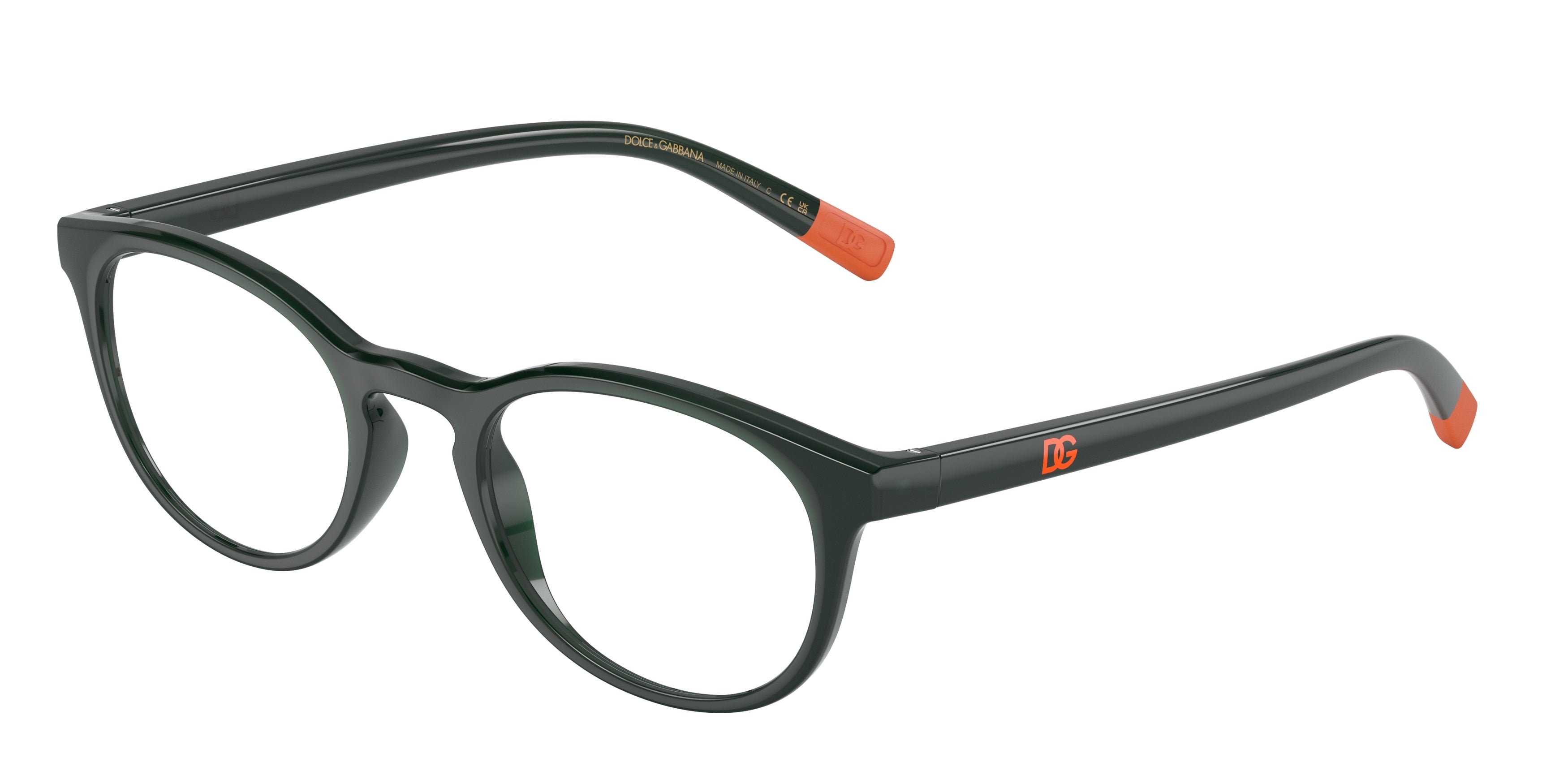 DOLCE & GABBANA DG5090 Phantos Eyeglasses 3068-Opal Green 50-145-21 - Color Map Green