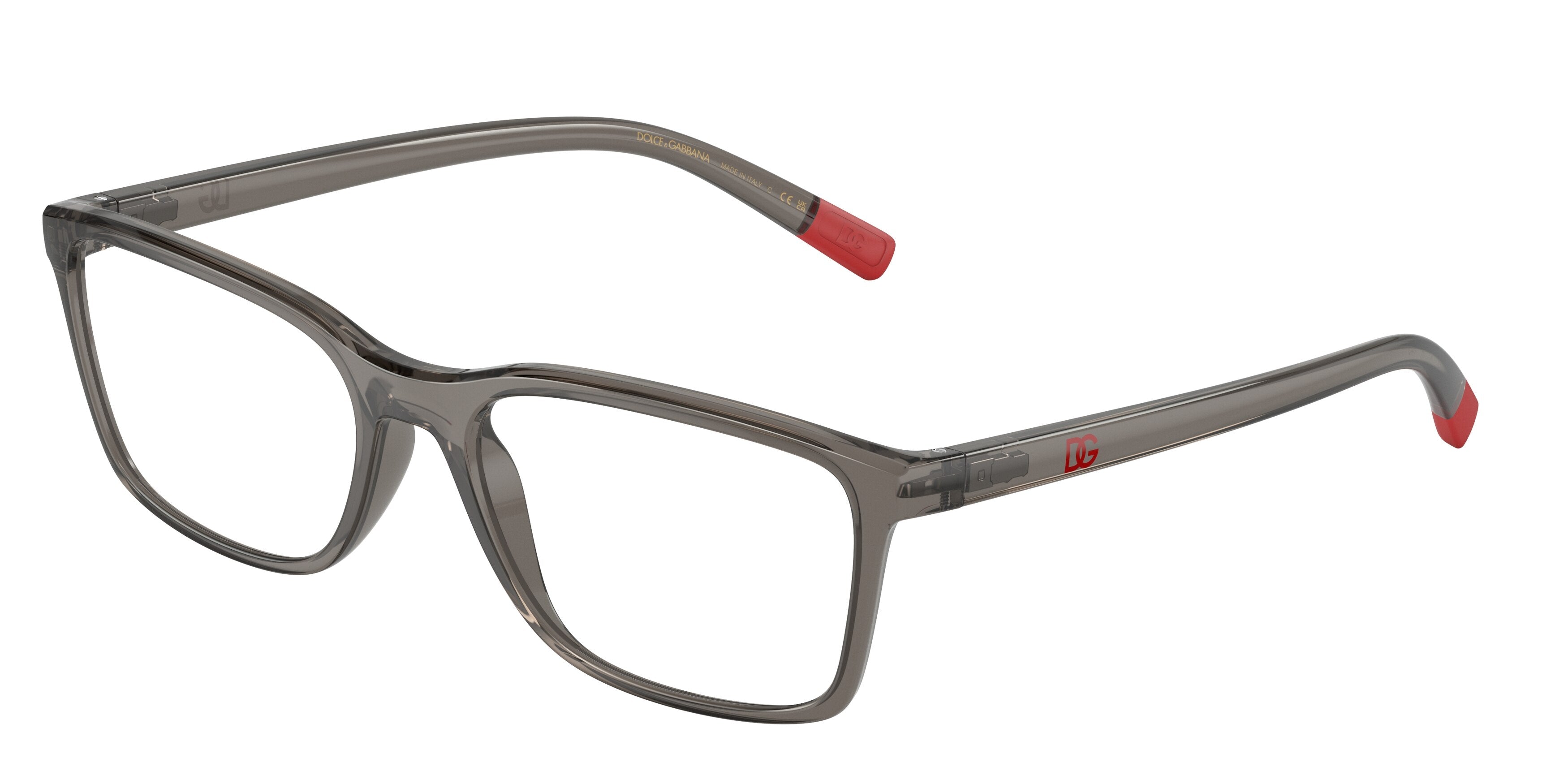 DOLCE & GABBANA DG5091 Rectangle Eyeglasses 3160-Opal Grey 57-145-18 - Color Map Grey
